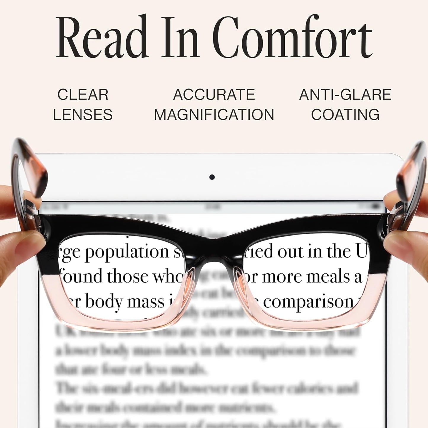 CCVOO 1.5 Style Reading Glasses for Women 102