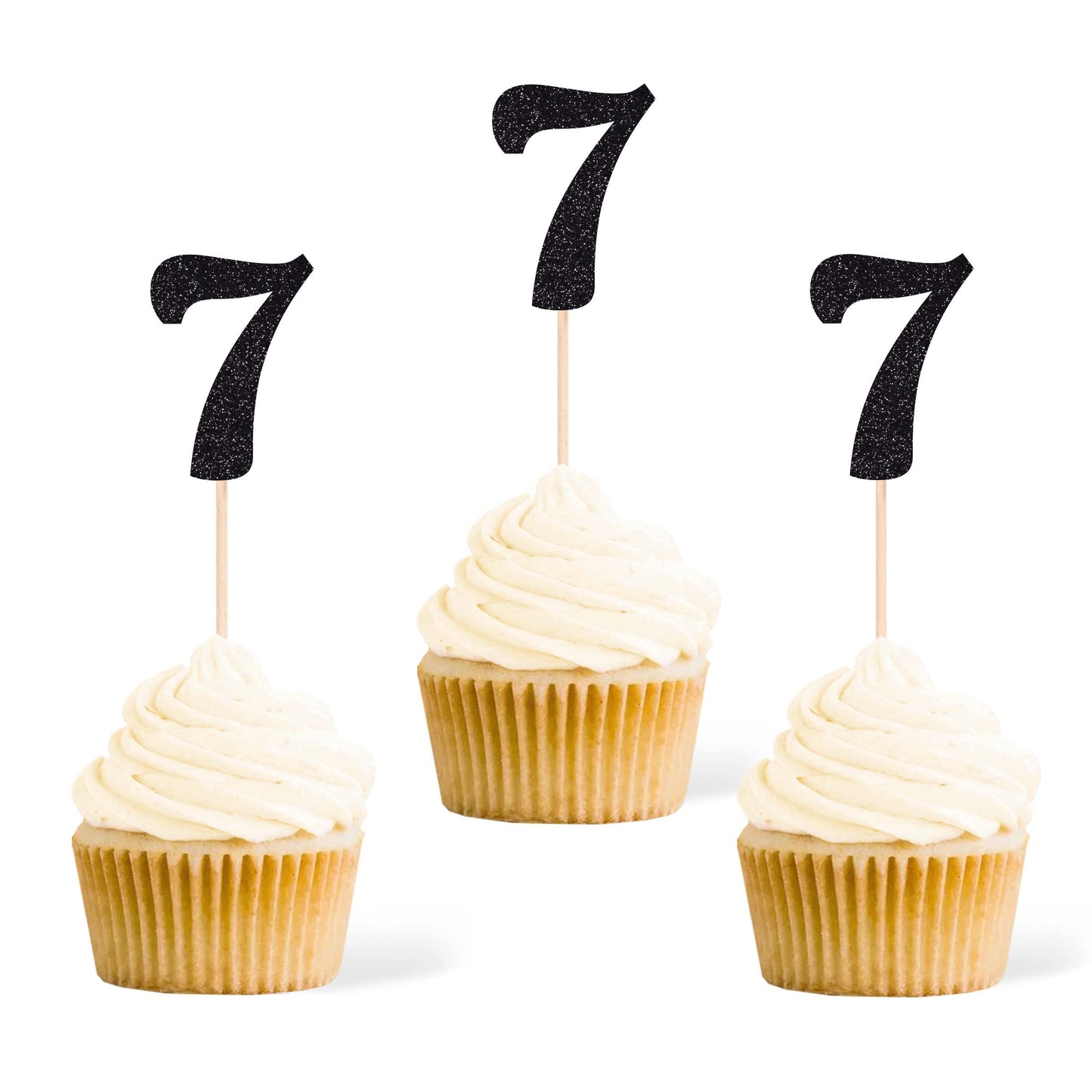 Gexolenu 24 PCS Rose Gold Double-sided 3rd Birthday Cupcake Toppers, Glitter Age THREE Cake Picks Decor, Third Happy Birthday Party Decorations Baby Shower Anniversary Party Supplies BST220