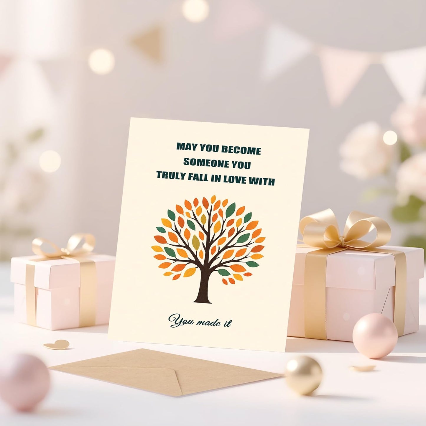 Inspirational Card for Friend, Healing Encouragement Card, Mental Wellness Greeting Card BST202