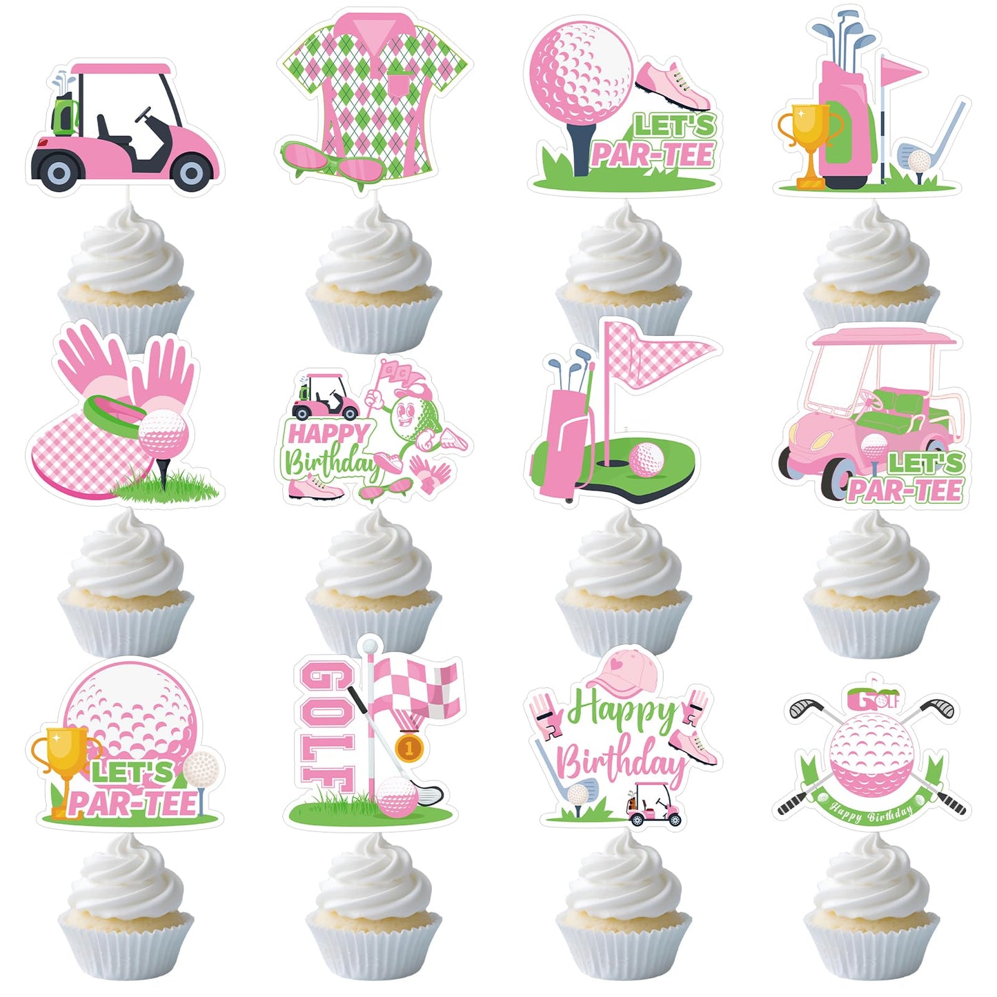 Baseball Birthday Party Decorotions - 24 PCS Ice Cream Drip Baseball Theme Cupcake Toppers, Boys Girls Sports Birthday Party Decorotions Supplies BST326L