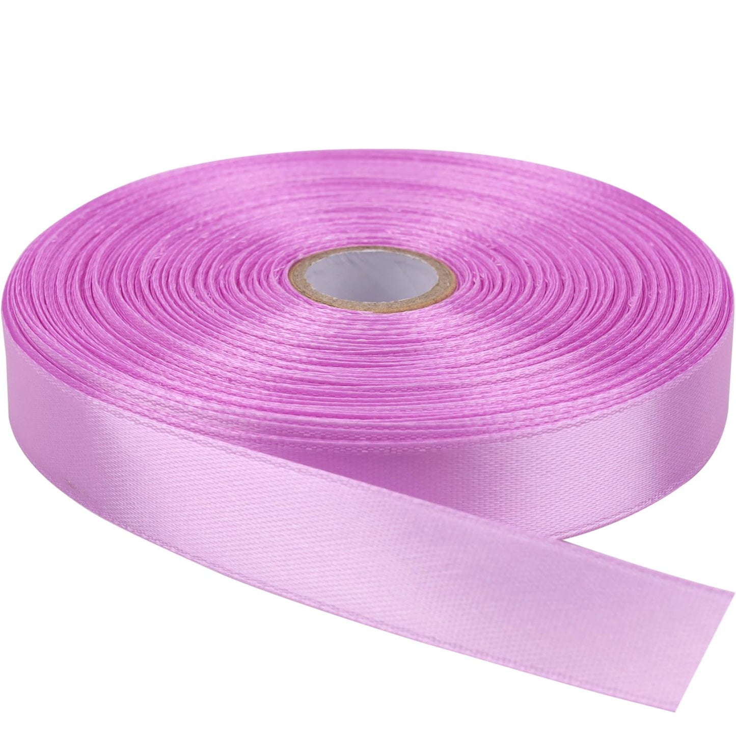 Single-Faced Sash Pink Ribbon - 1/2 Inch x 50 Yards Bulk Roll - Decorative Gift Wrapping, Crafting, Hair Bows, Wedding Party Decorations BST220