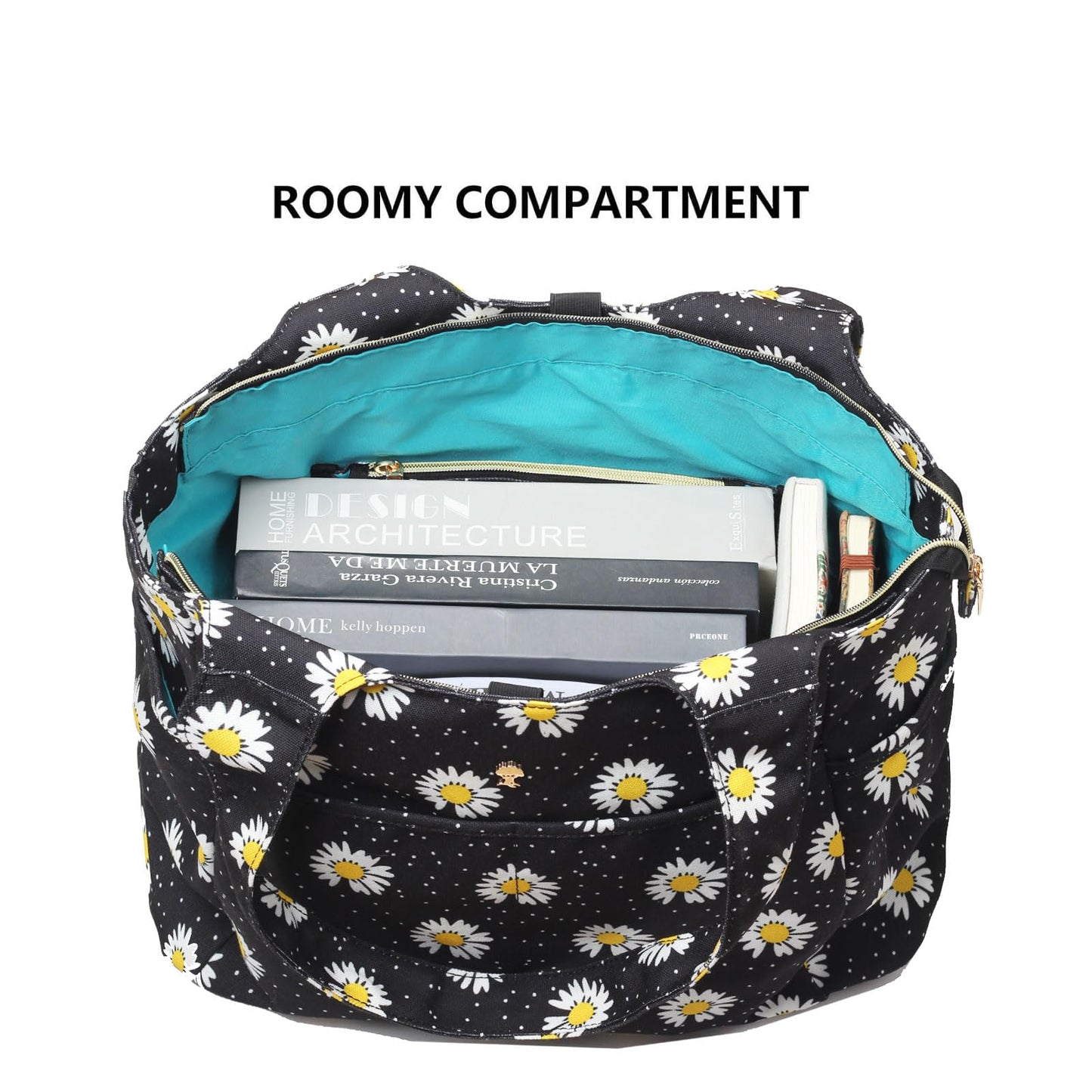 ESVAN Yoga Tote Bag Mat bag Women Shoulder Bags Carryall Tote for Travel Office Workout Gym Nurse Beach BST326H