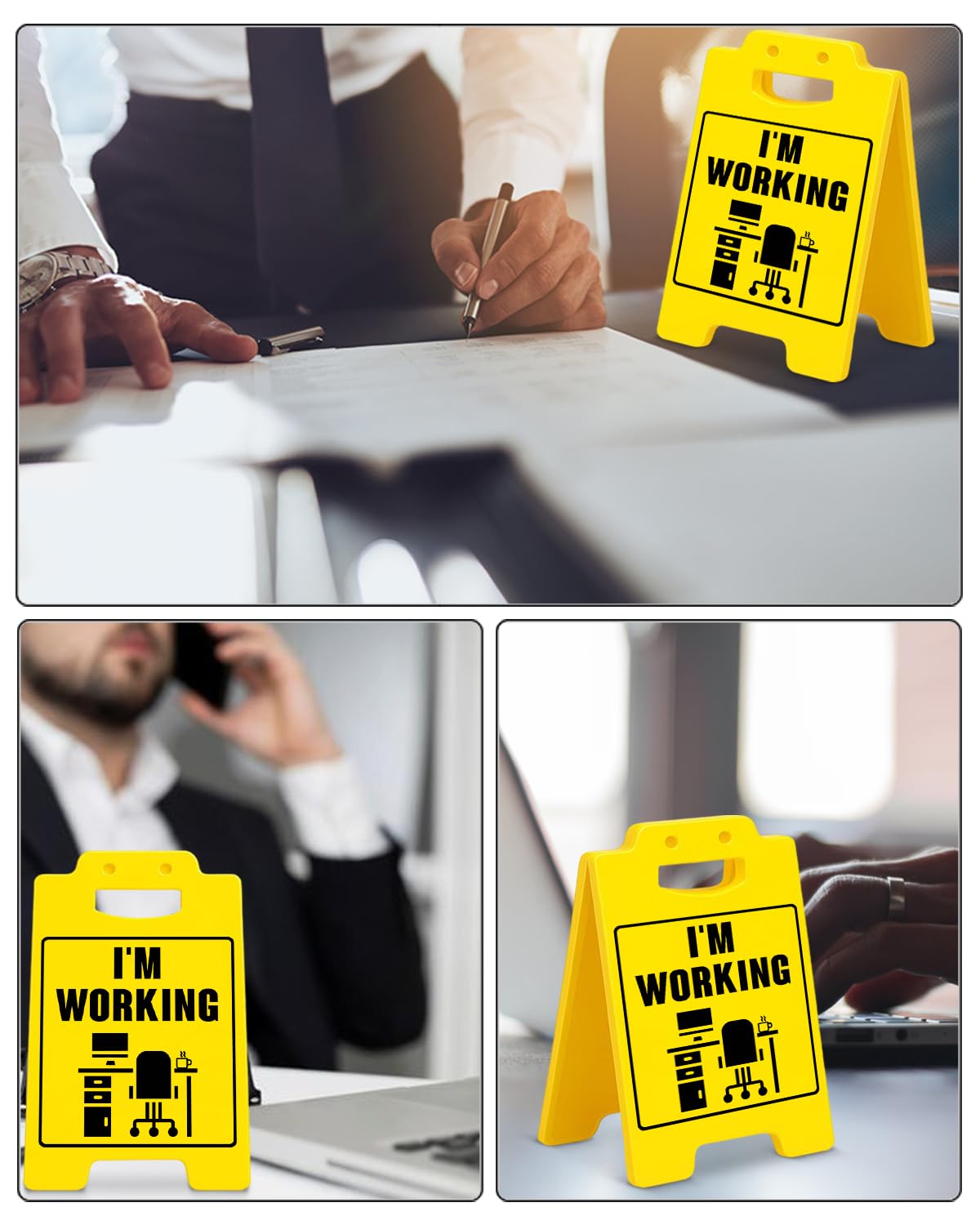 Funny Team Office Desk Decorative Sign If You See Me Talking to Myself We're Having a Team Meeting Desk Sign for Office Cubicle Decor BST202