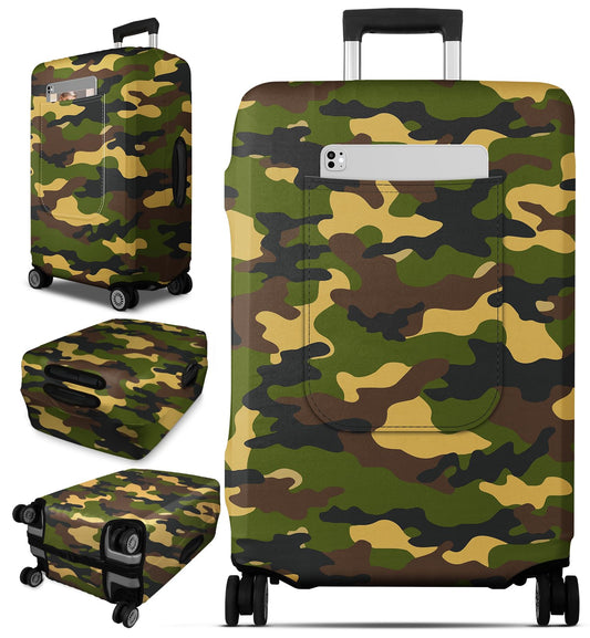 Slohif Luggage Cover for Suitcase Tsa Approved Protector - Black Luggage Sleeve Large Suit Case Cover Travel Stretch Baggage Case Protective Washable Fit 24-27 Inch BST220