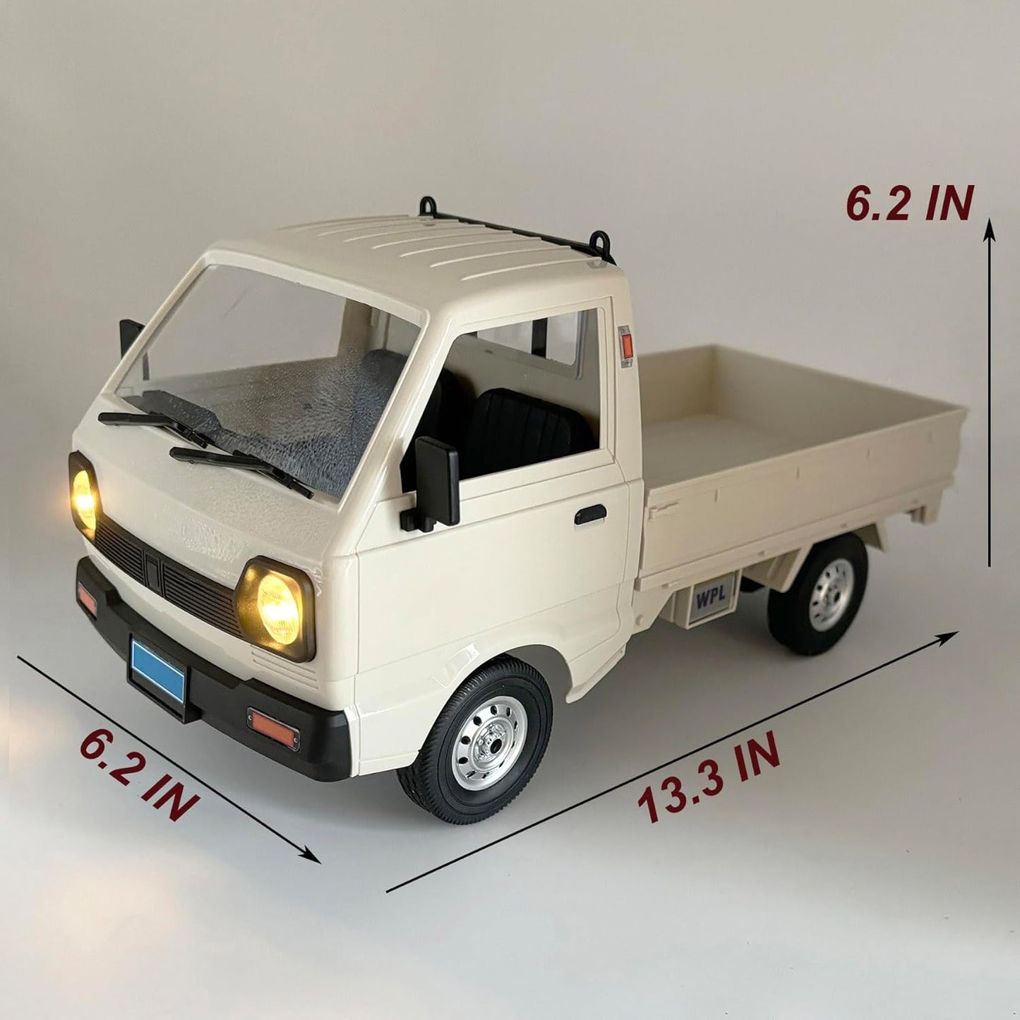 WPL D12 RC Car 1/10 RC Drift Car RTR Remote Control Car, Kei Truck 39