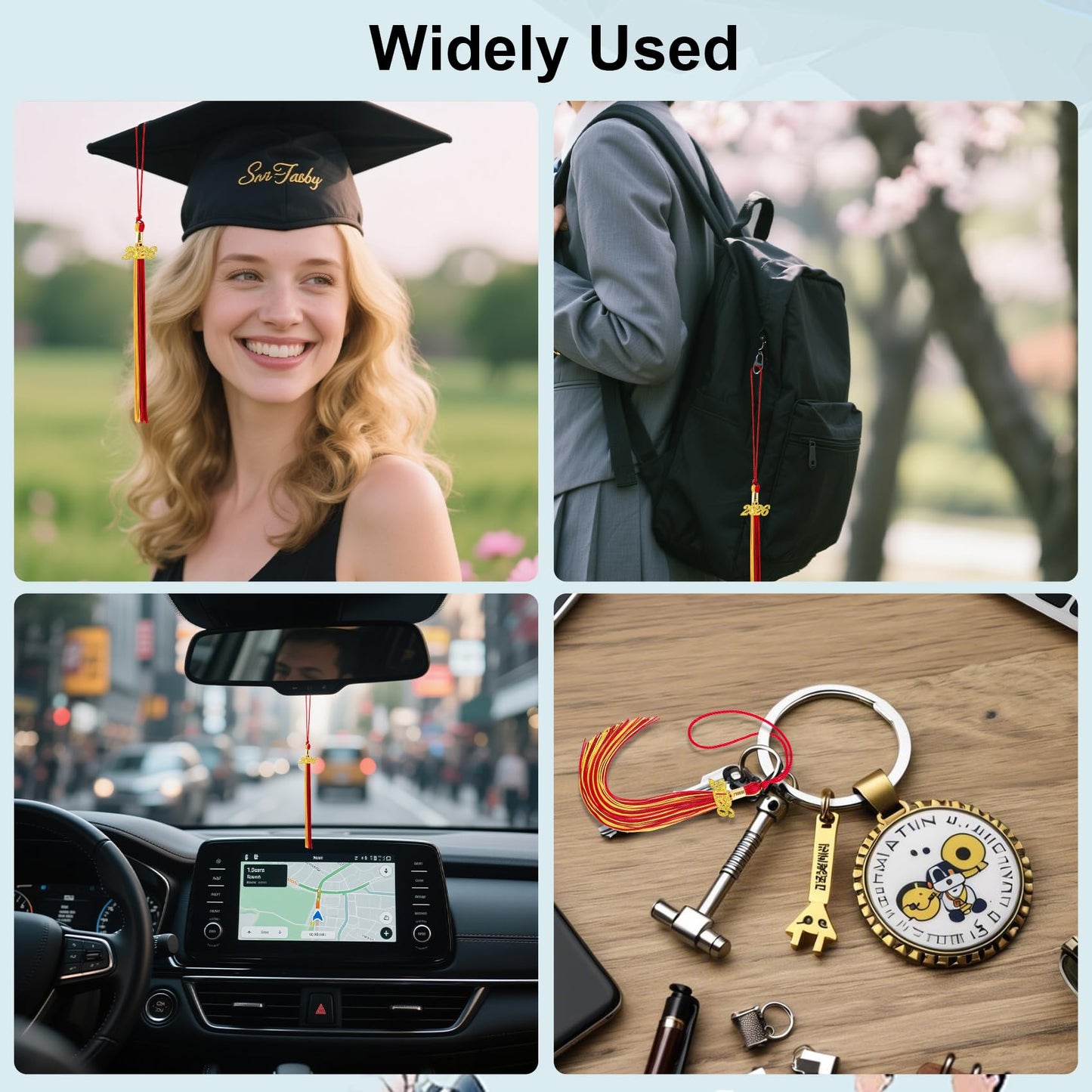2026 Tassel Graduation, Black and Gold Graduation Tassel, 2026 Graduations Cap Tassels, Gradutate Cap Tassels with 2026 Year Gold Charms for Grad Cap Hat Ceremonies Memorial Graduations Decorations BST220