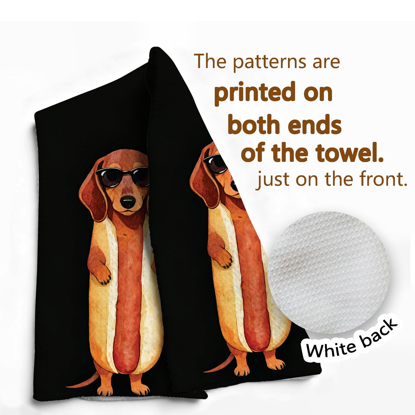 Funny Cat Gifts Kitchen Towels, Cute Cat with Knife and Fork Microfiber Dish Tea Towel for Kitchen Decor, Funny Cats Cooking Decor, is It Dinner Time Yet, 16x24 Inch BST220