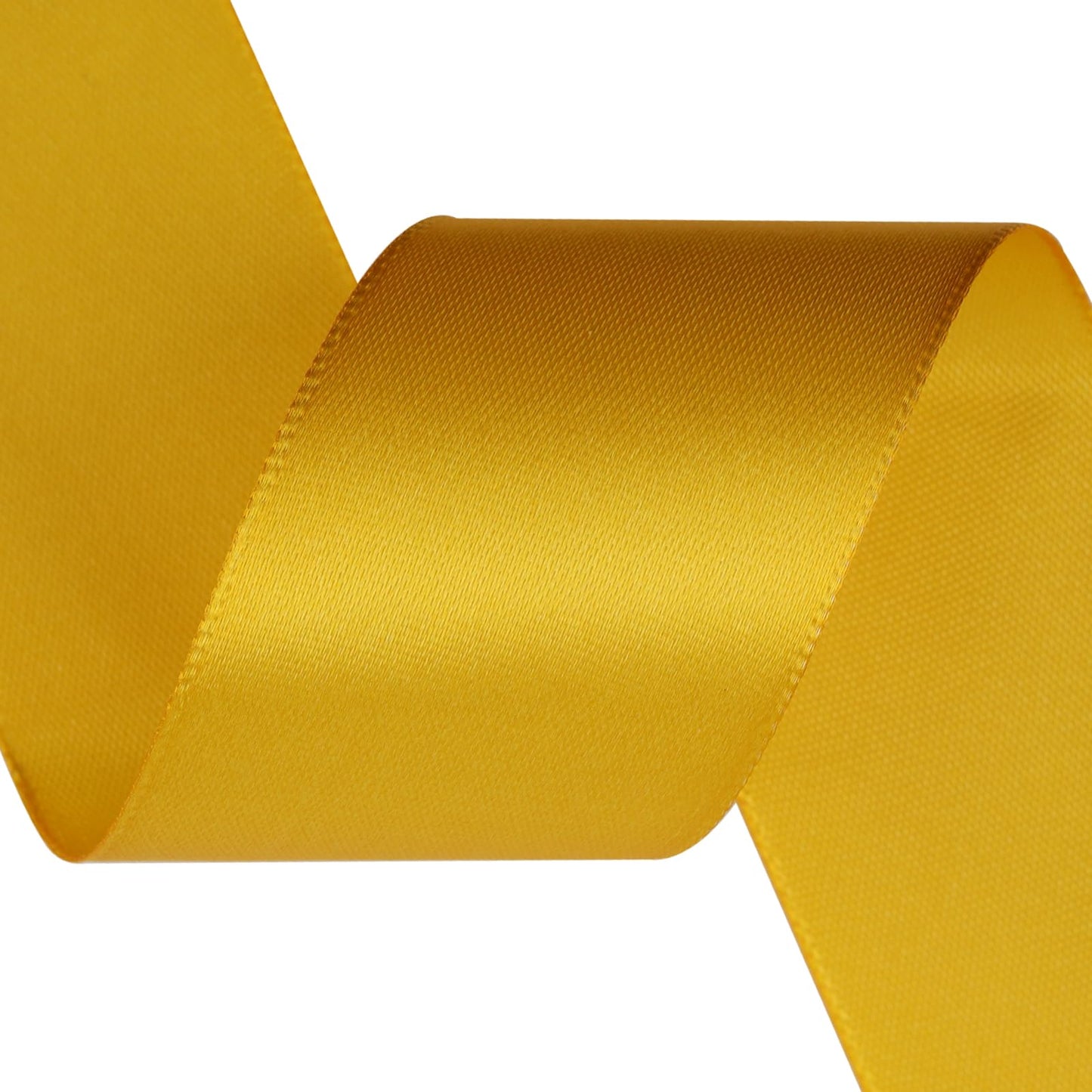 1-1/2 Inch Single Face Polyester Ribbon, 50 Yards Bulk Roll (Orange)–Wrinkle-Resistant Craft Ribbon for Gift Wrapping, Wedding Decor, DIY Projects BST220