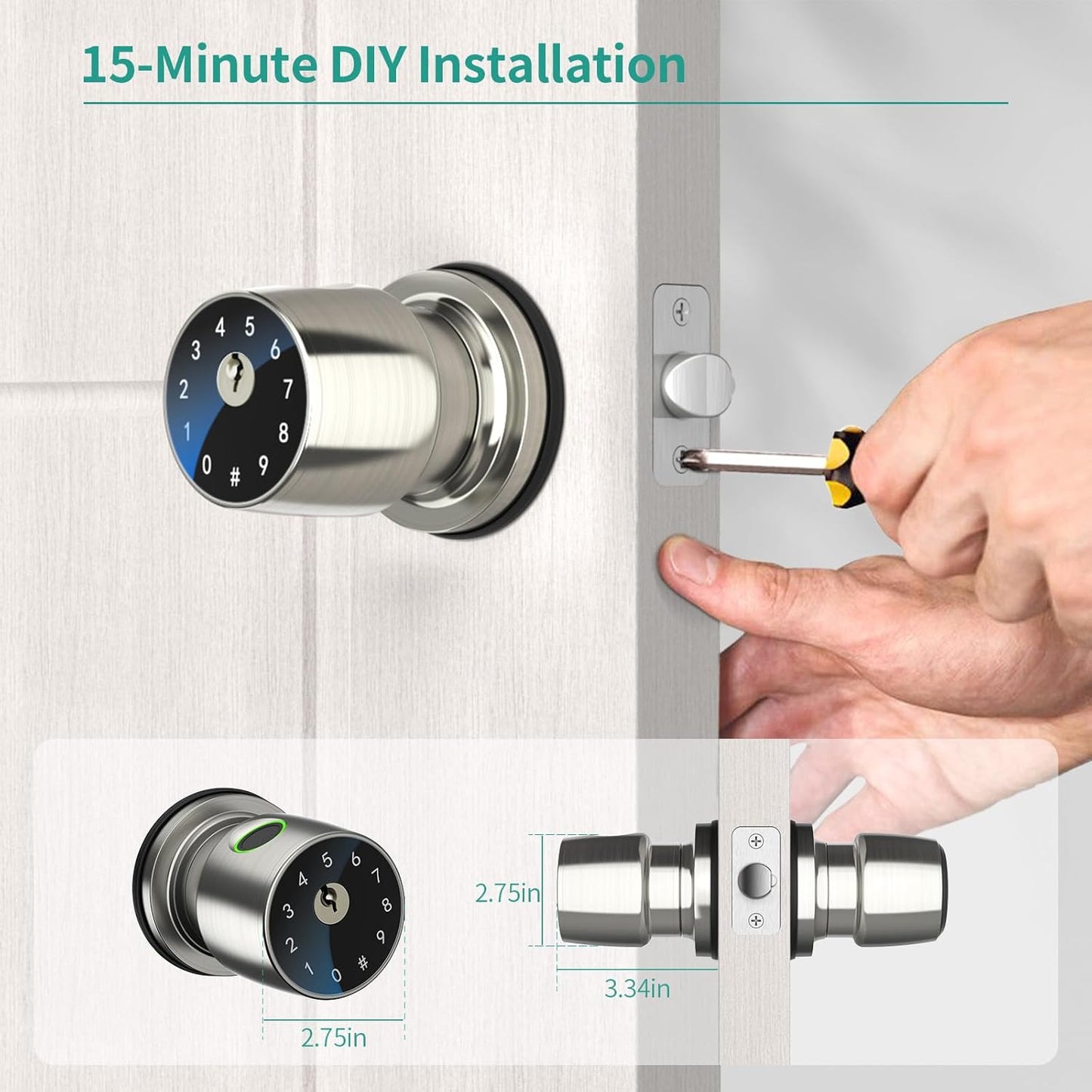 IRONZON Smart Door Knob