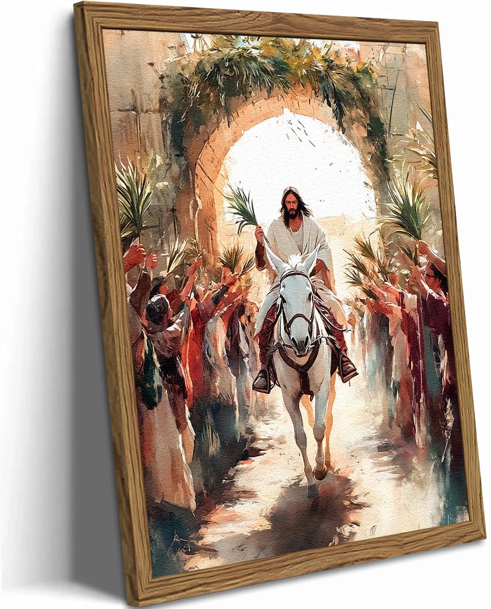 Framed 3D Textured Jesus Embracing Woman Wall Art, Jesus Hugging Woman Wall Decor Hand Drawn Sandstone Religious Christian Bible Painting Pictures for Bedroom Living Prayer Room 12x16 in Wood Framed BST202