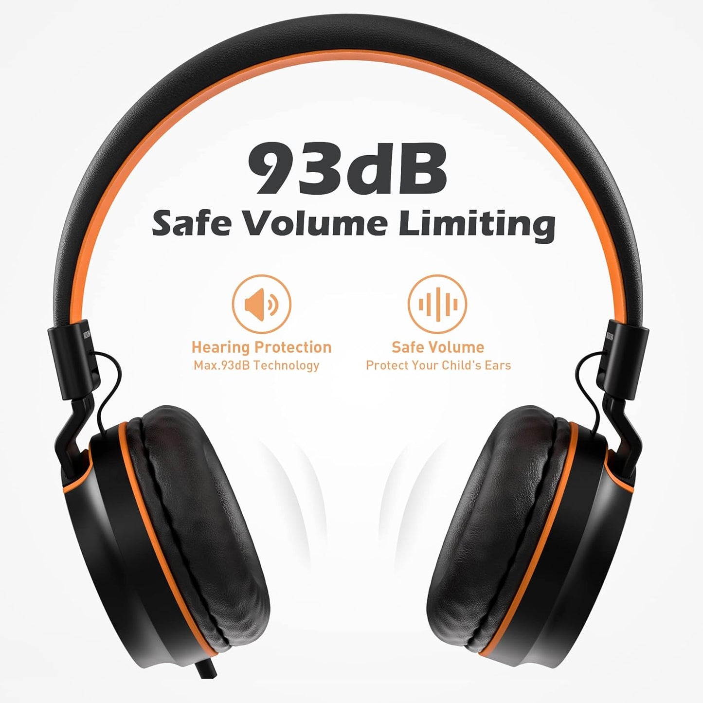 AILIHEN Kids Headphones, I35 On-Ear Headphones 36