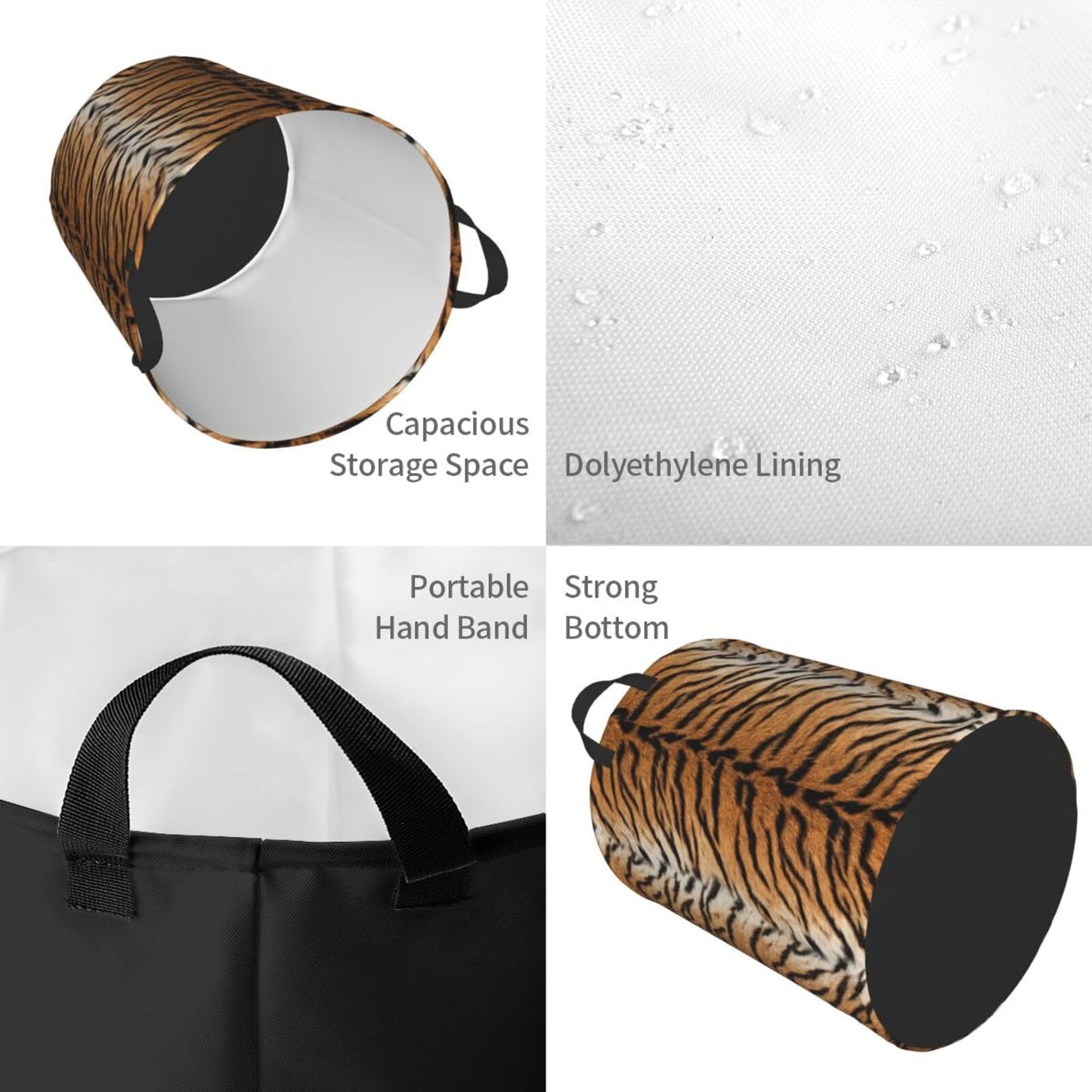 Basketball Round Laundry Hamper Basket Ball Texture Storage Basket Toys Clothes Organizer Bin For Home Bathroom Bedroom Dorm Nursery, 62l BST202