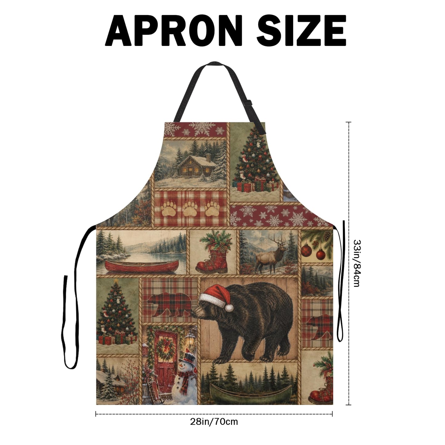Art Apron with Pocket for Women Men | Kitchen Aprons Chef Apron for Cooking Baking BBQ Painting Gardening BST202