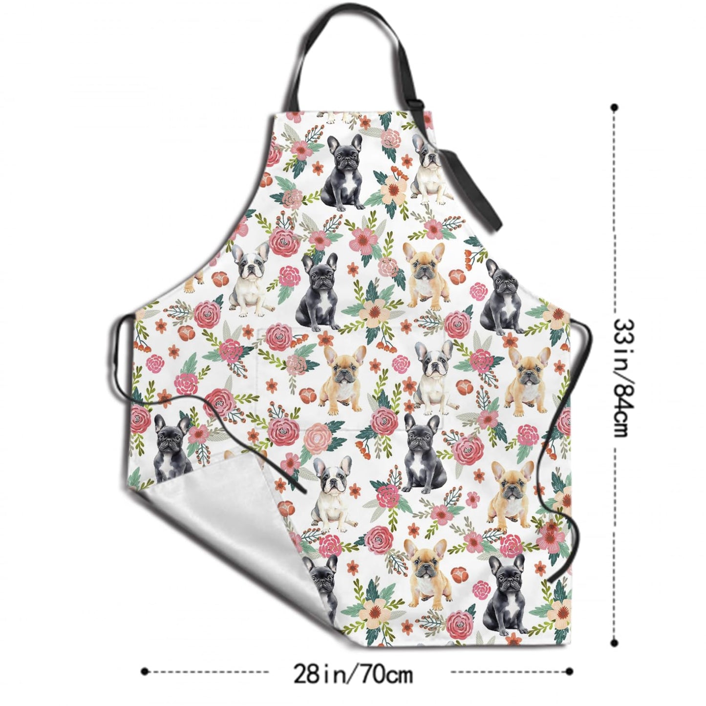 Giwawa Unisex Adult Apron Waterproof Stain Resistant Kitchen Cooking Apron with 2 Pockets for BBQ Grill Painting BST326H