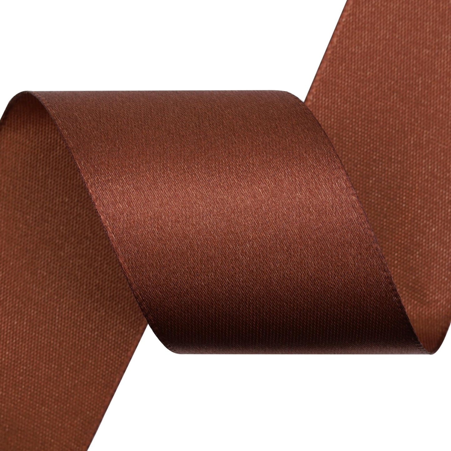 Brown Ribbon 1-1/2 Inch 50 Yards Satin Craft Ribbon BST220