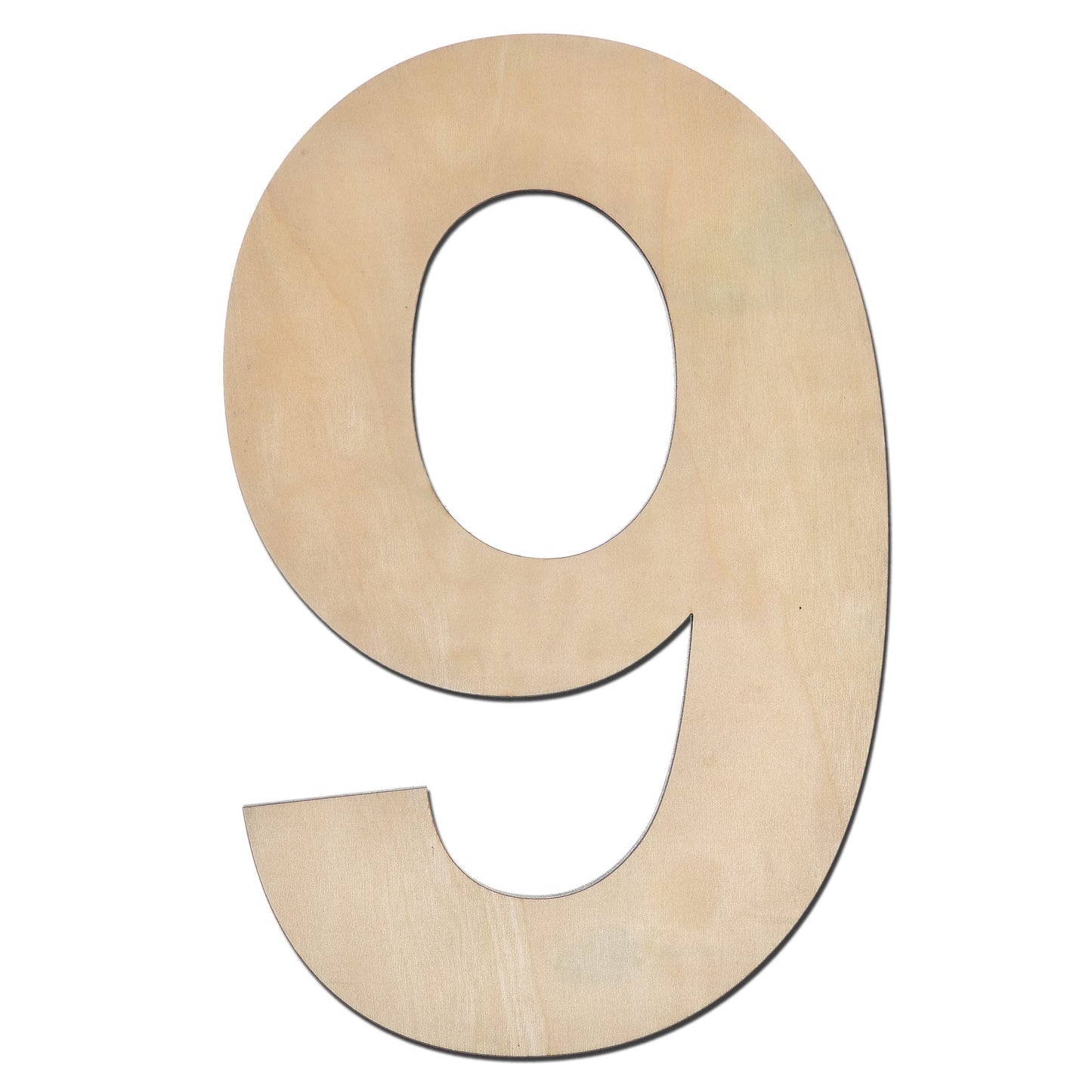 12 Inch Wooden Letter X, 1/4 Inch Thick Large Unfinished Wood Letter for Home Wall Decor, DIY Crafts BST220