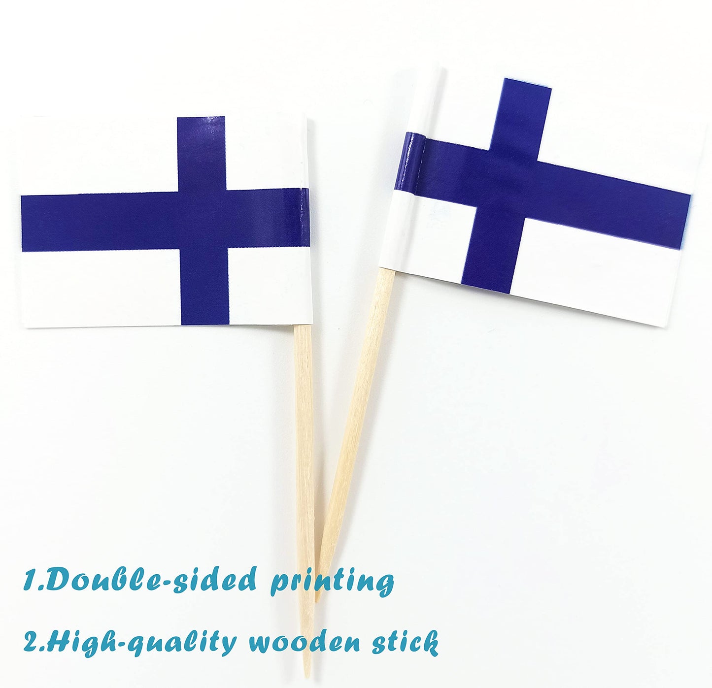 JBCD Mexico Toothpick Flag Mexican Mini Small Cupcake Topper Flags, 200pcs BST220