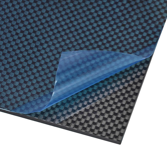 uxcell Carbon Fiber Plate Panel Sheets 250mm x 200mm x 0.5mm Laminate Plate Carbon Fiber Board (Plain Glossy) WN420