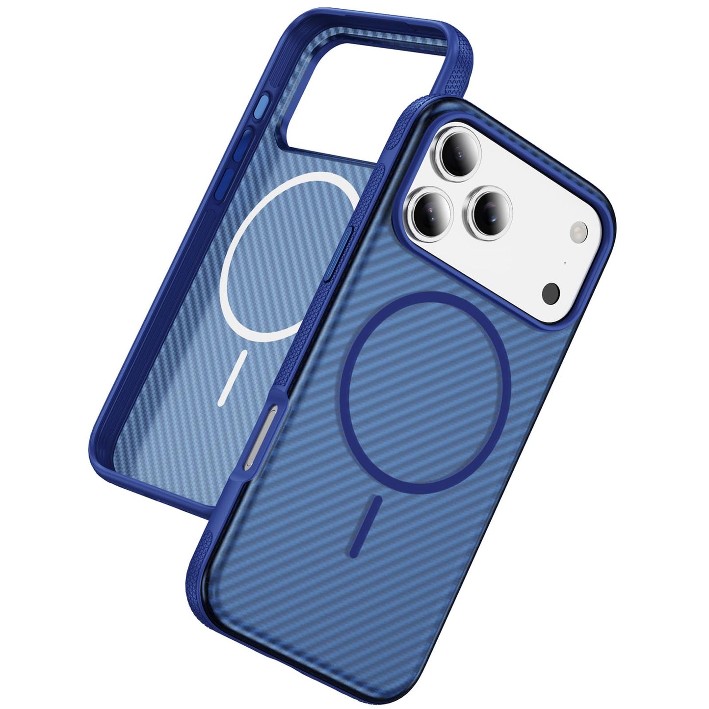 PinLiSheng for iPhone 17 Pro Max Case， Compatible with MagSafe, Shockproof Military-Grade Protection, Scratch-Resistant Back, Anti-Yellowing，Magnetic Phone Case for iPhone 17 Pro Max, Clear WN420