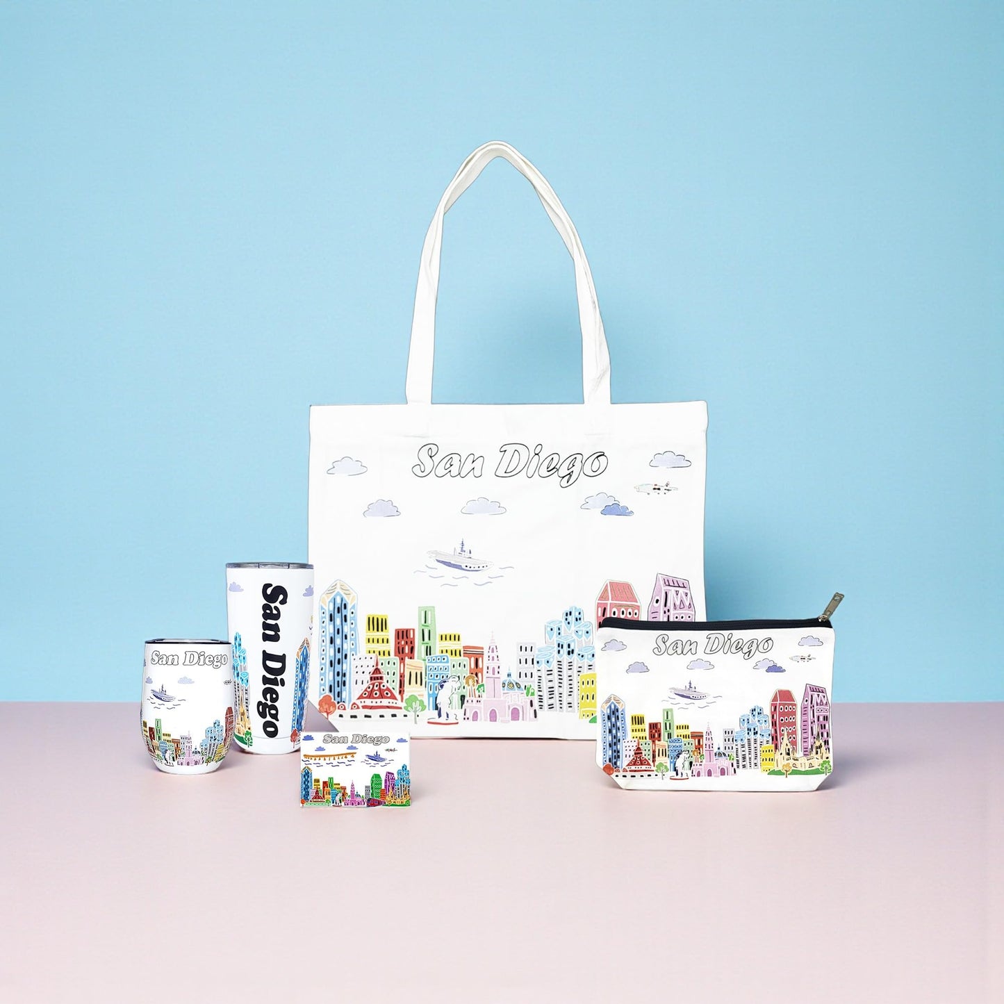 City Themed Artwork Magnet Collection by Beary Blu - Designed in The USA, Collectible Souvenirs Gifts 2.5" x 3.5" (Dallas) BST220