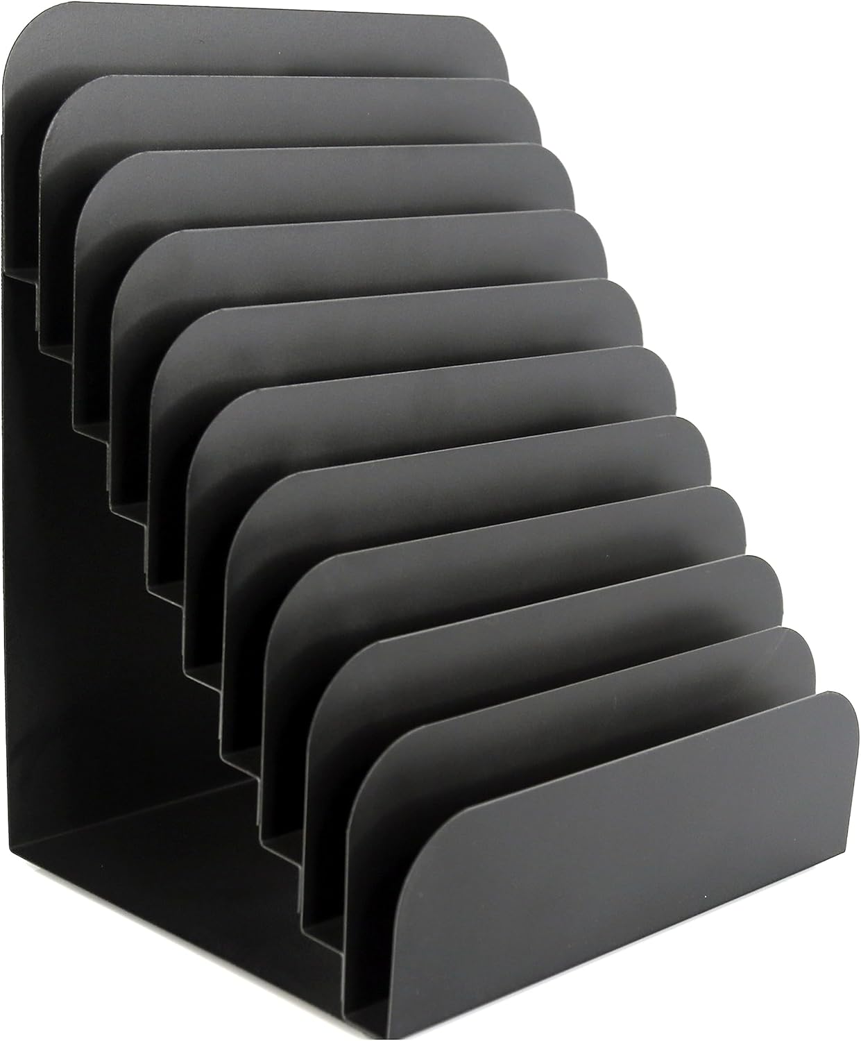 Huron Pad Rack Slant 10 Slot, Black Commercial Grade Steel BST220