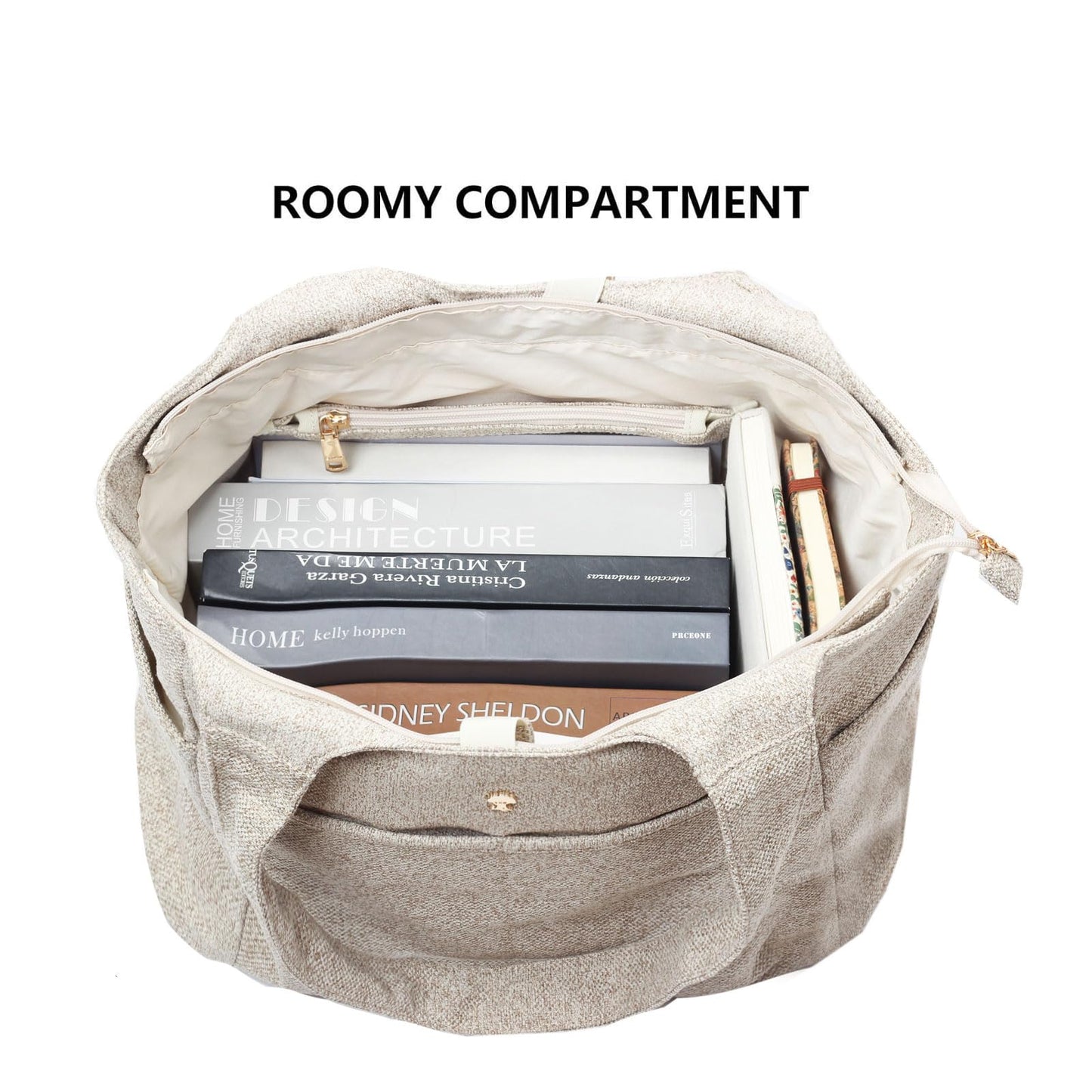ESVAN Yoga Tote Bag Mat bag Women Shoulder Bags Carryall Tote for Travel Office Workout Gym Nurse Beach BST326H