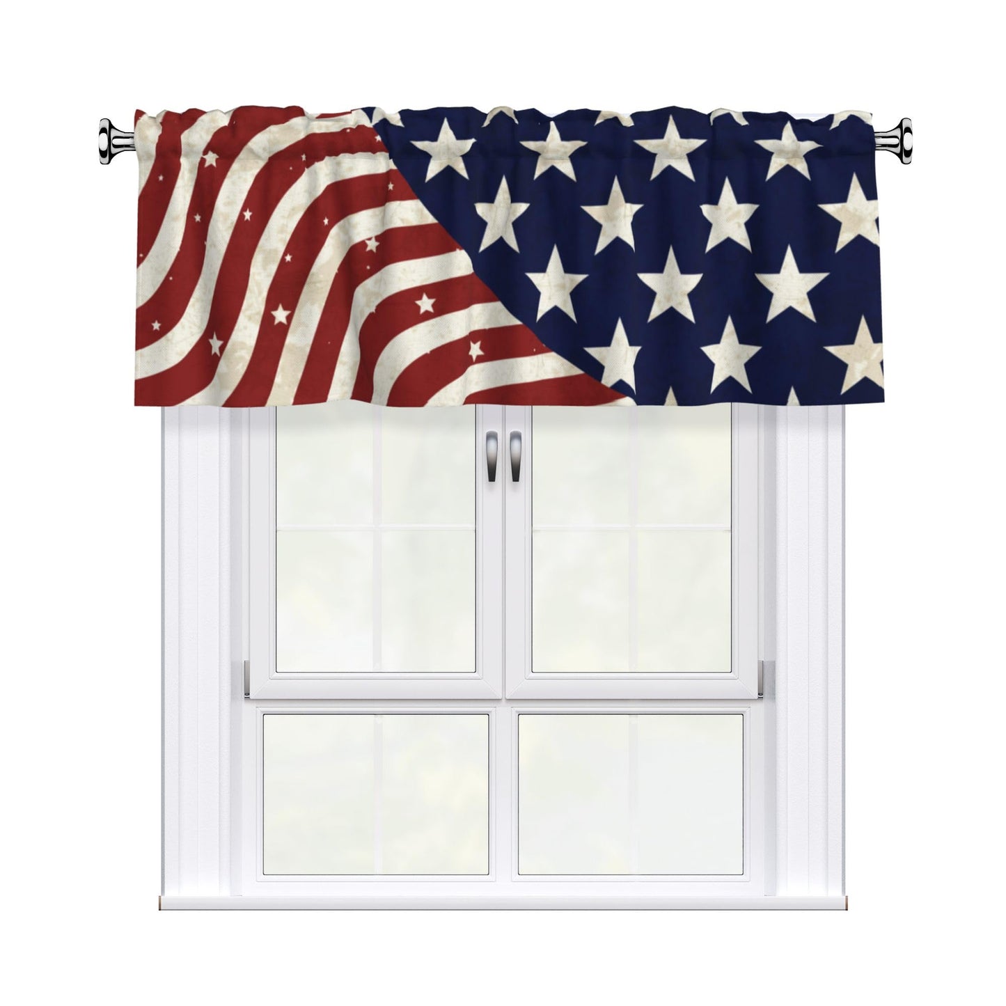 Easter Valances for Windows - Pink Spring Cafe Curtains Floral Bunny Short Curtains for Living Room Bathroom Bedroom Basement BST202