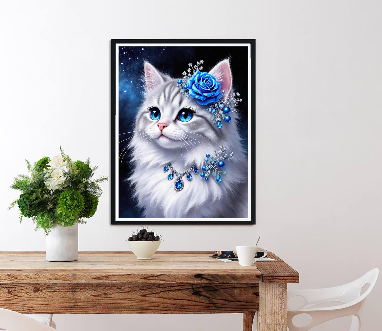 Diymood DIY 5D Diamond Art Painting Dragon Kits for Adults, Paint with Diamond Art Animal Full Drill Round Canvas Embroidery Mosaic Beginner Home Wall Decor Gift 12x12 inch C20 BST220