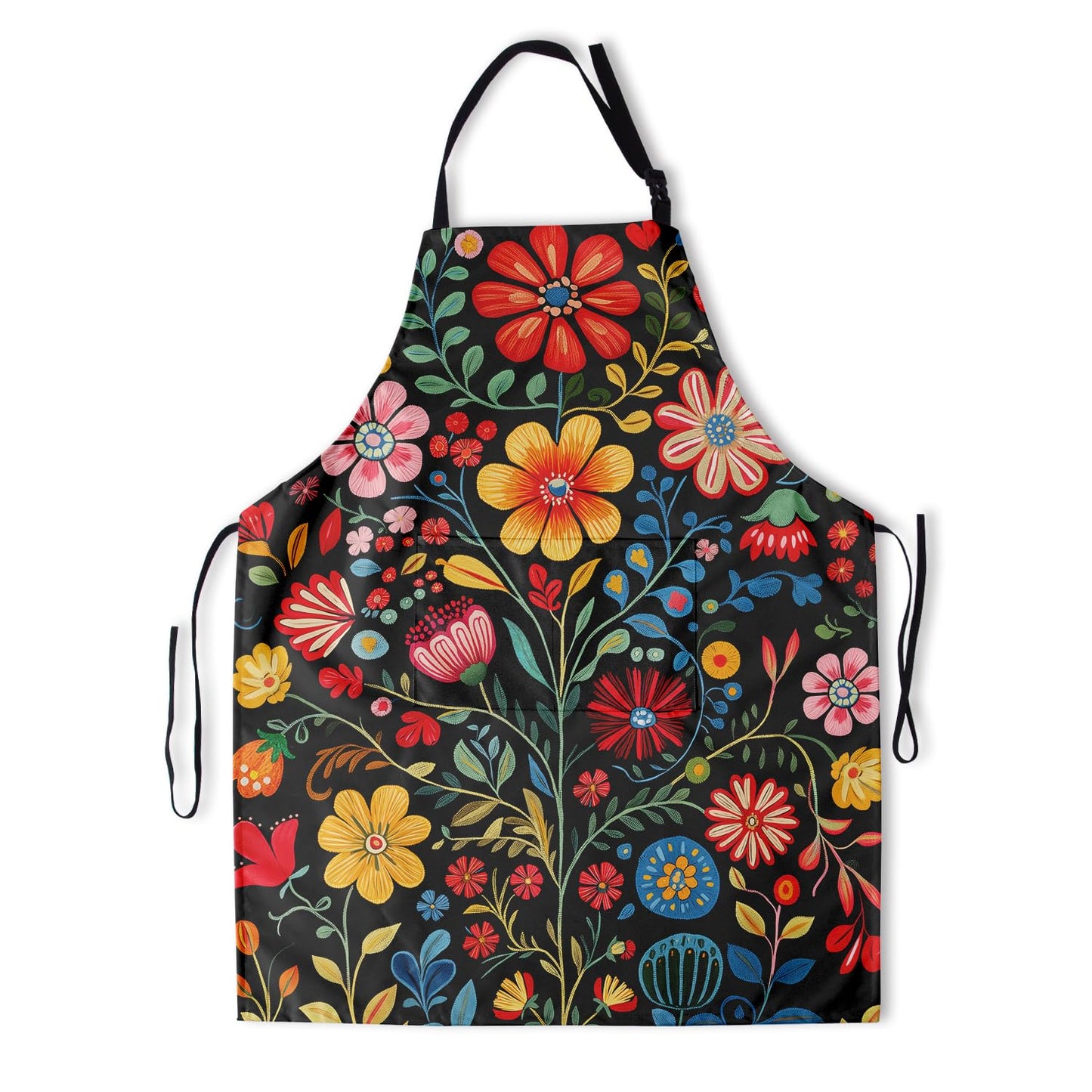 Art Apron with Pocket for Women Men | Kitchen Aprons Chef Apron for Cooking Baking BBQ Painting Gardening BST202