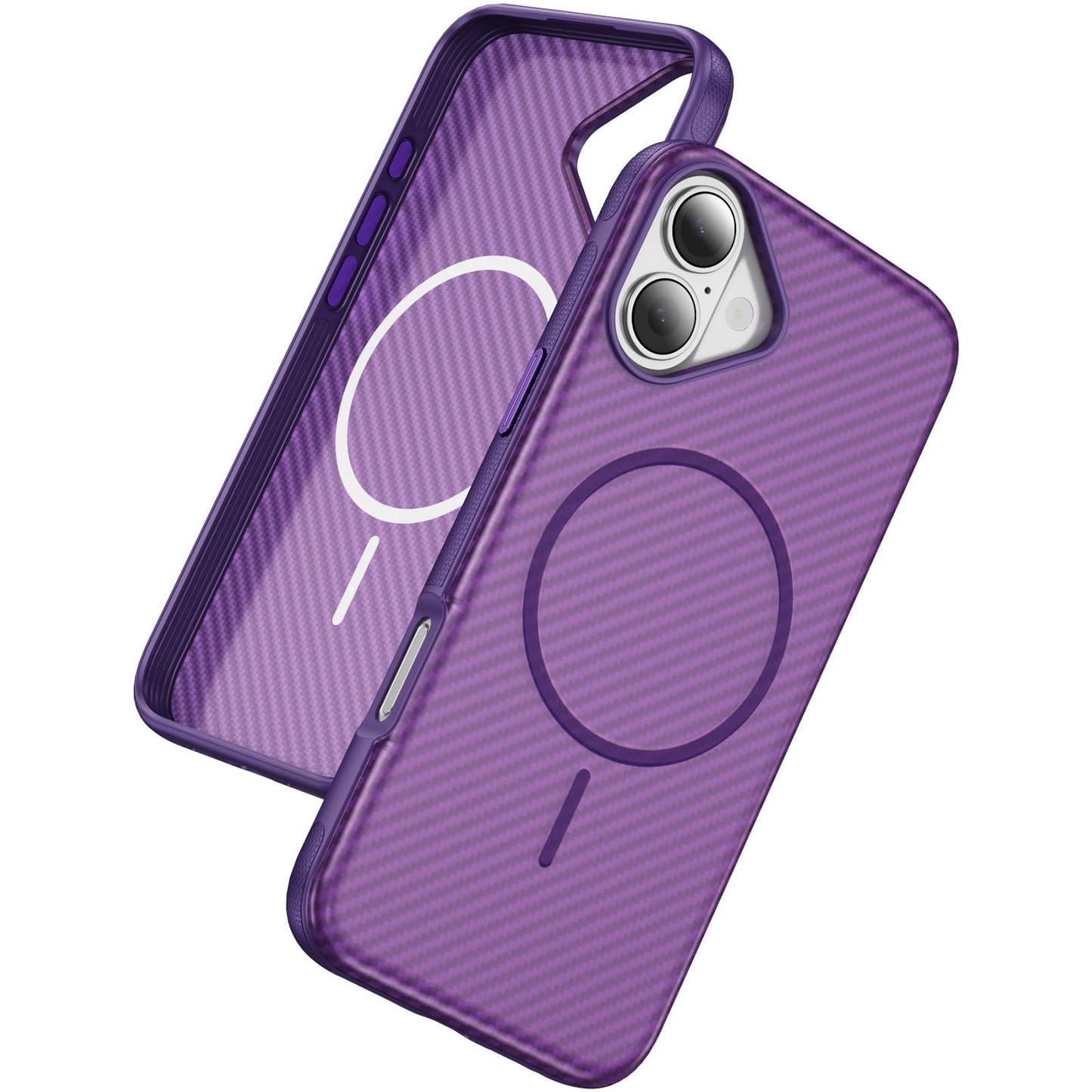 PinLiSheng for iPhone 17 Pro Max Case， Compatible with MagSafe, Shockproof Military-Grade Protection, Scratch-Resistant Back, Anti-Yellowing，Magnetic Phone Case for iPhone 17 Pro Max, Clear WN420