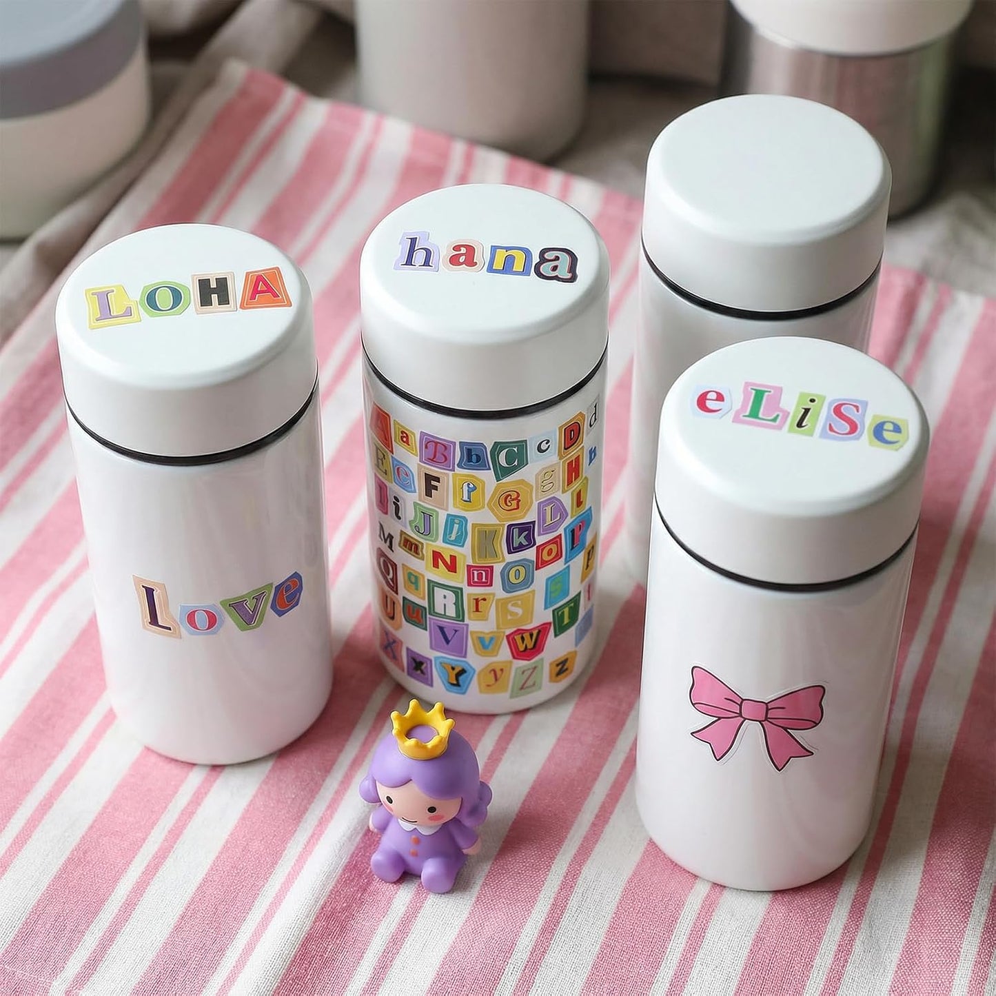 15 Sheets Magazine Letter Stickers, Vintage Small Letter Stickers, Waterproof Scrapbook Alphabet Sticker for Scrapbook, Diaries, DIY Craft, Water Bottle, Computer, Gift, Miscellaneous Item BST326L