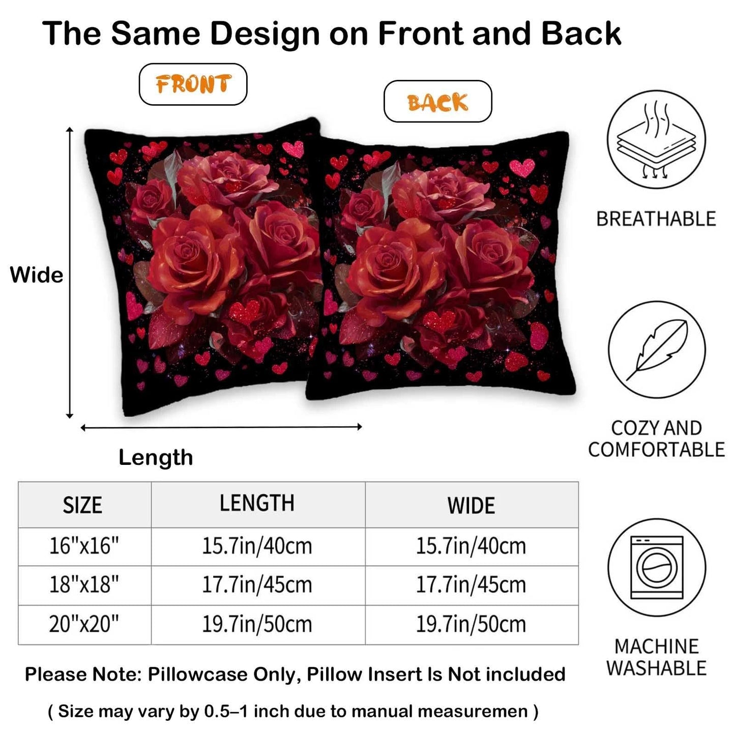 Heart Throw Pillow Covers 18x18 Set of 2 | Minimalist Line Art Cushion Covers | Neutral Decorative Pillowcase for Sofa Couch Living Room Bedroom | Modern Home Decor BST326H