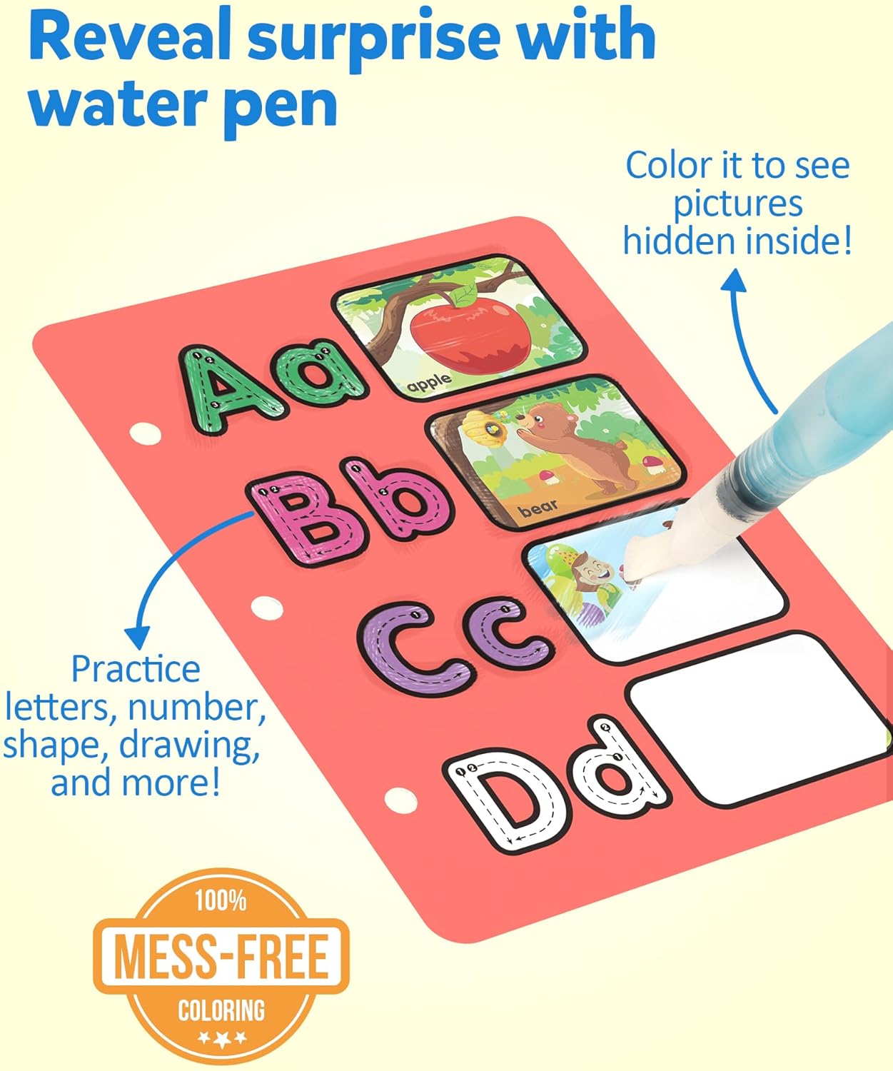 Coogam Water Painting Color Book 62
