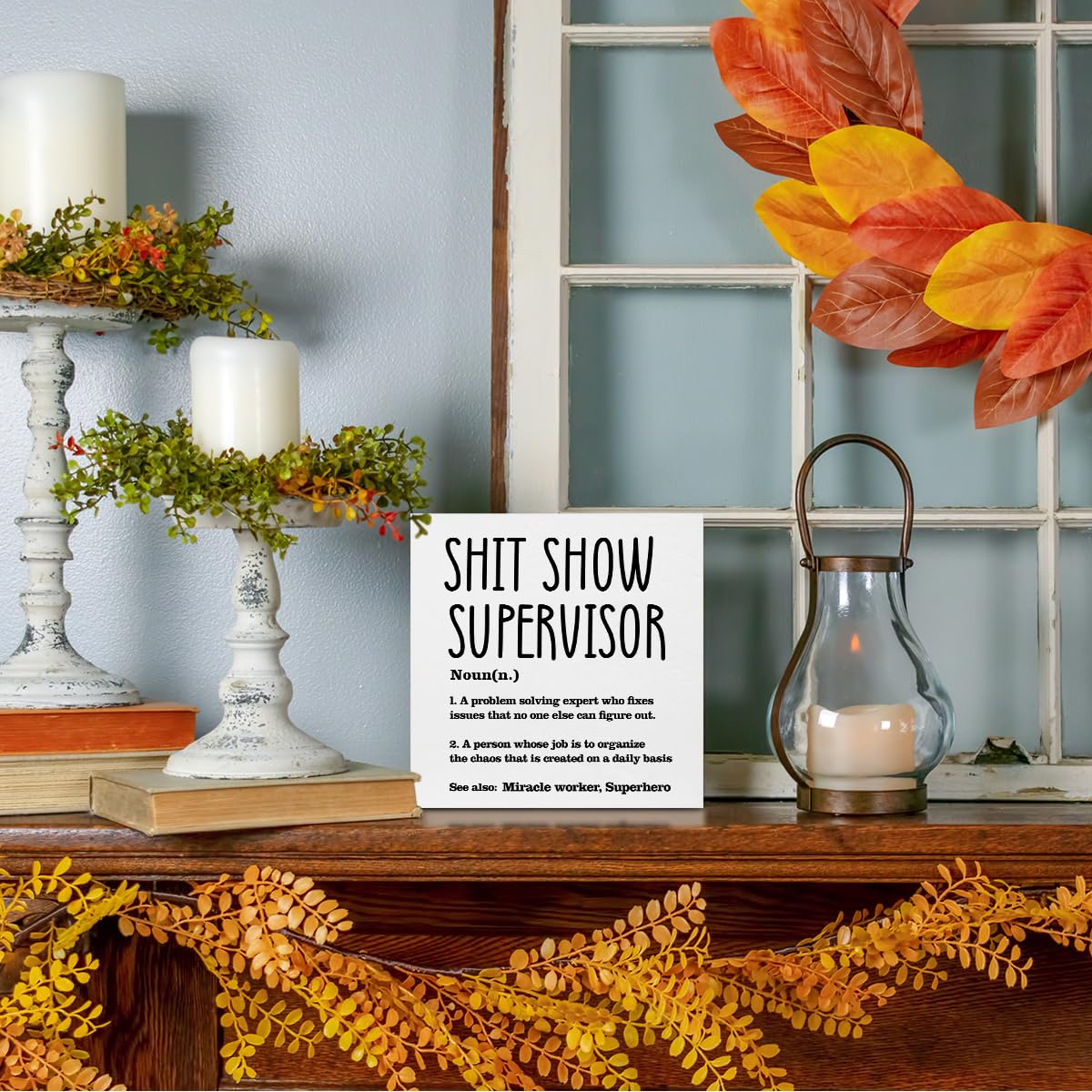 Inspirational Motivational Gifts Employee Appreciation Gifts Wood Box Sign | Daily Affirmations for Women, Little Reminders You are Enough Wooden Box Desk Decorative Sign for Office Desk Table Shelf BST202