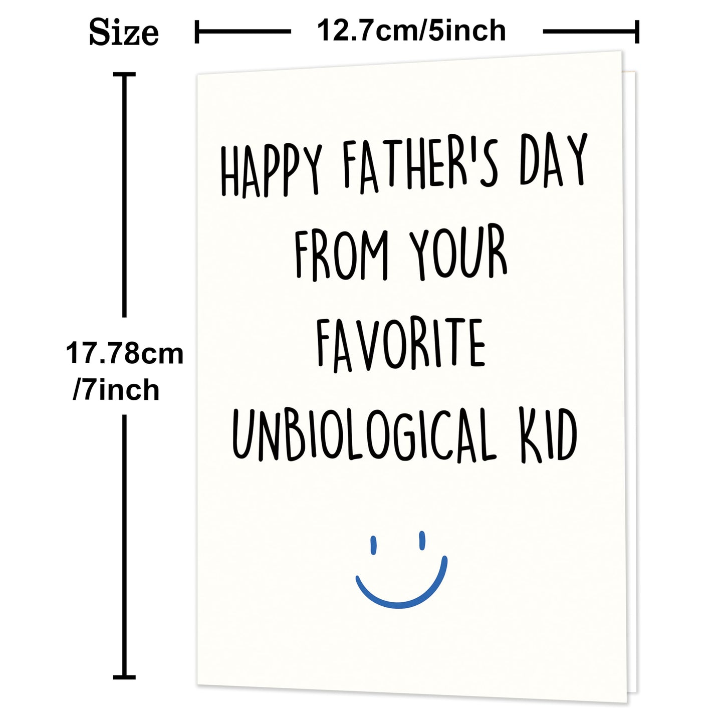 Funny Fathers Day Card for Dad, Father's Day Cards Gifts Decorations from Daughter Son, Happy Fathers Day Card from Cat, Cute Cat Dad Father's Day Decorations Gifts BST220