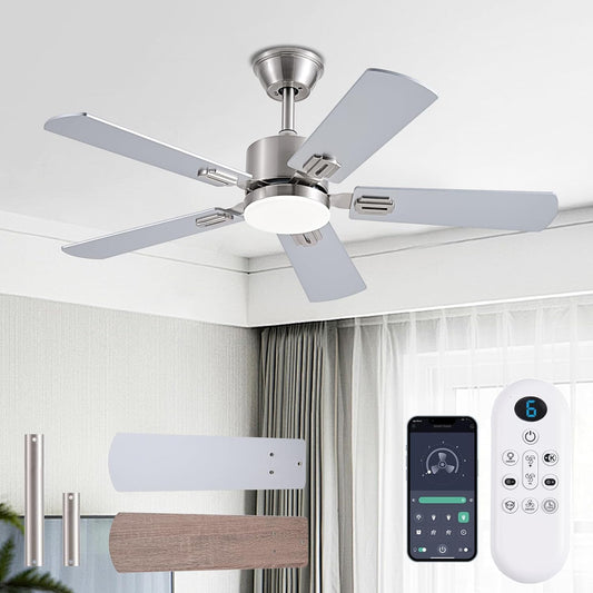 (2 Pack)42 inch Modern Ceiling Fans with Lights 31
