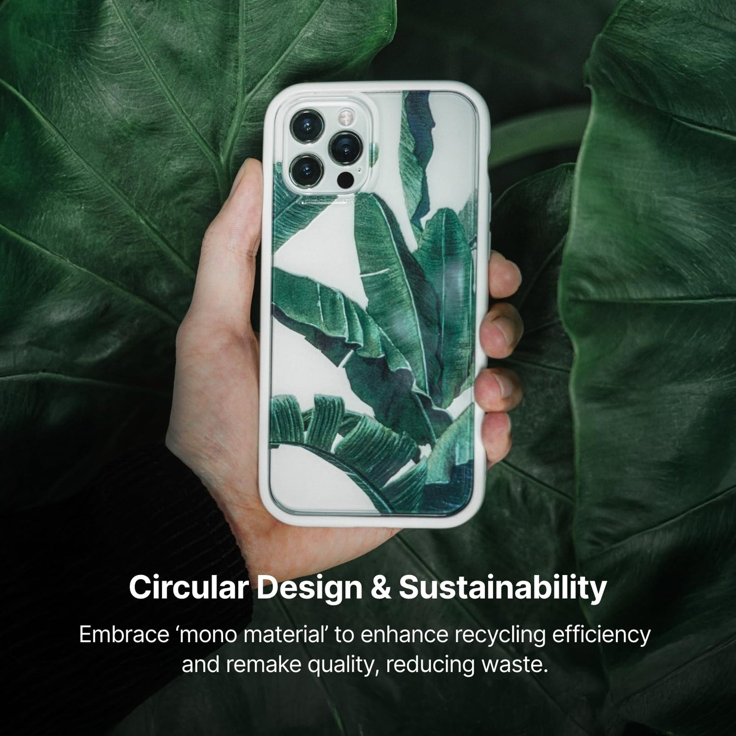 RhinoShield Phone Case Compatible with iPhone 17 Pro | Mod NX - Modular Protective Bumper Case Without Backplate, Slim Design, Shockproof with Military Grade Drop Protection - White