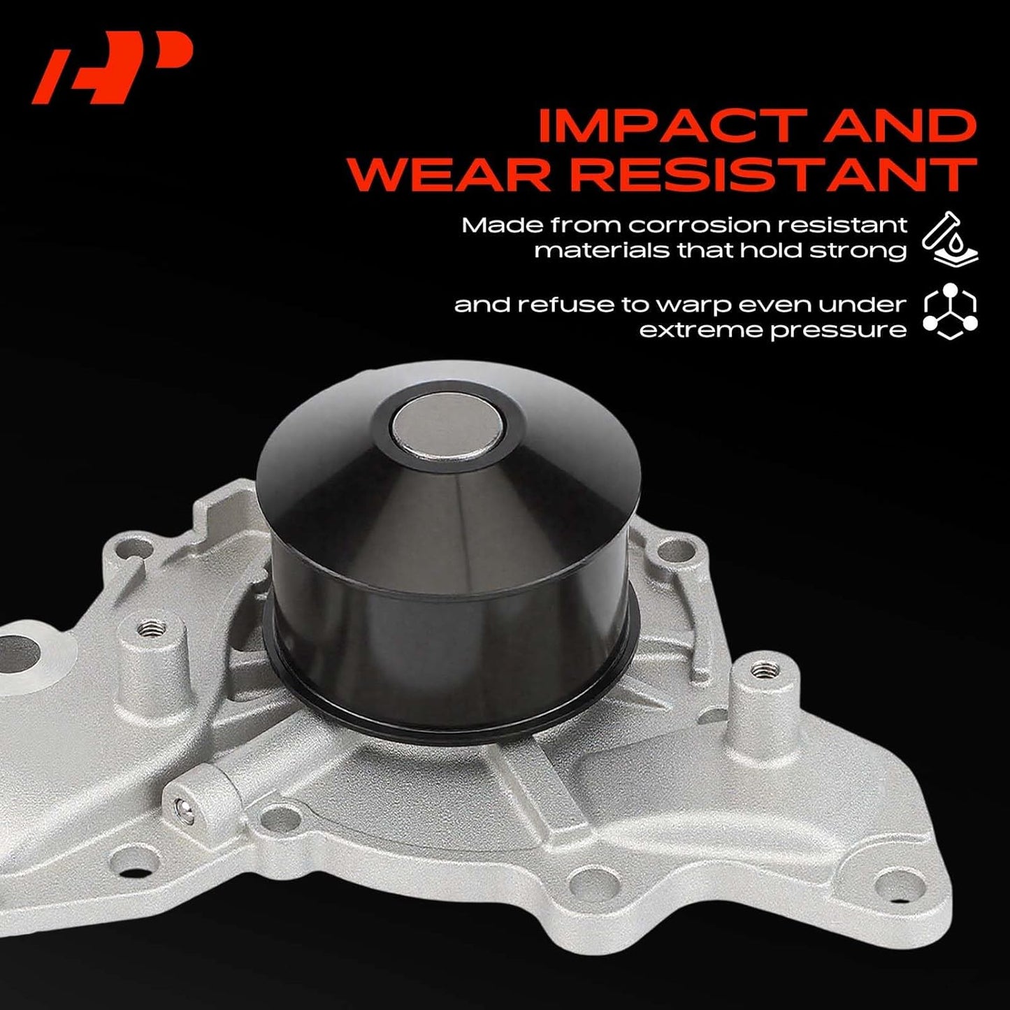 A-Premium Engine Water Pump with Gasket Compatible with Kia Sorento 2003 2004 2005 2006 V6 3.5L Petrol RD12