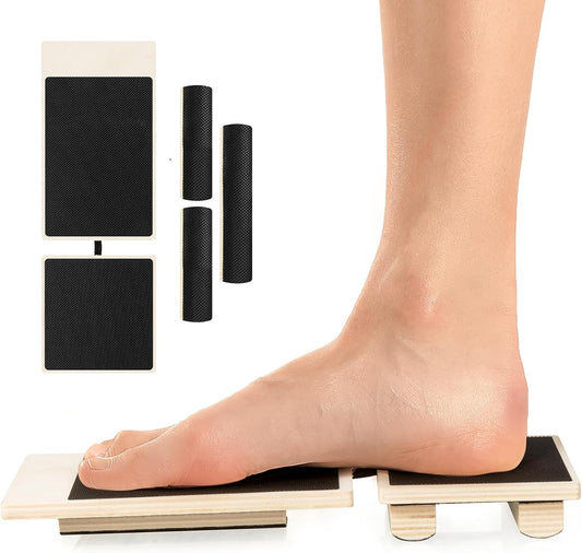 Enmja Ankle Balance Board, Foot Strengthener Exerciser for Sprained, Foot Stability Trainer, Single Leg Foot Stretcher, Posture Corrector, Physical Therapy for Plantar Fasciitis Relief WN420