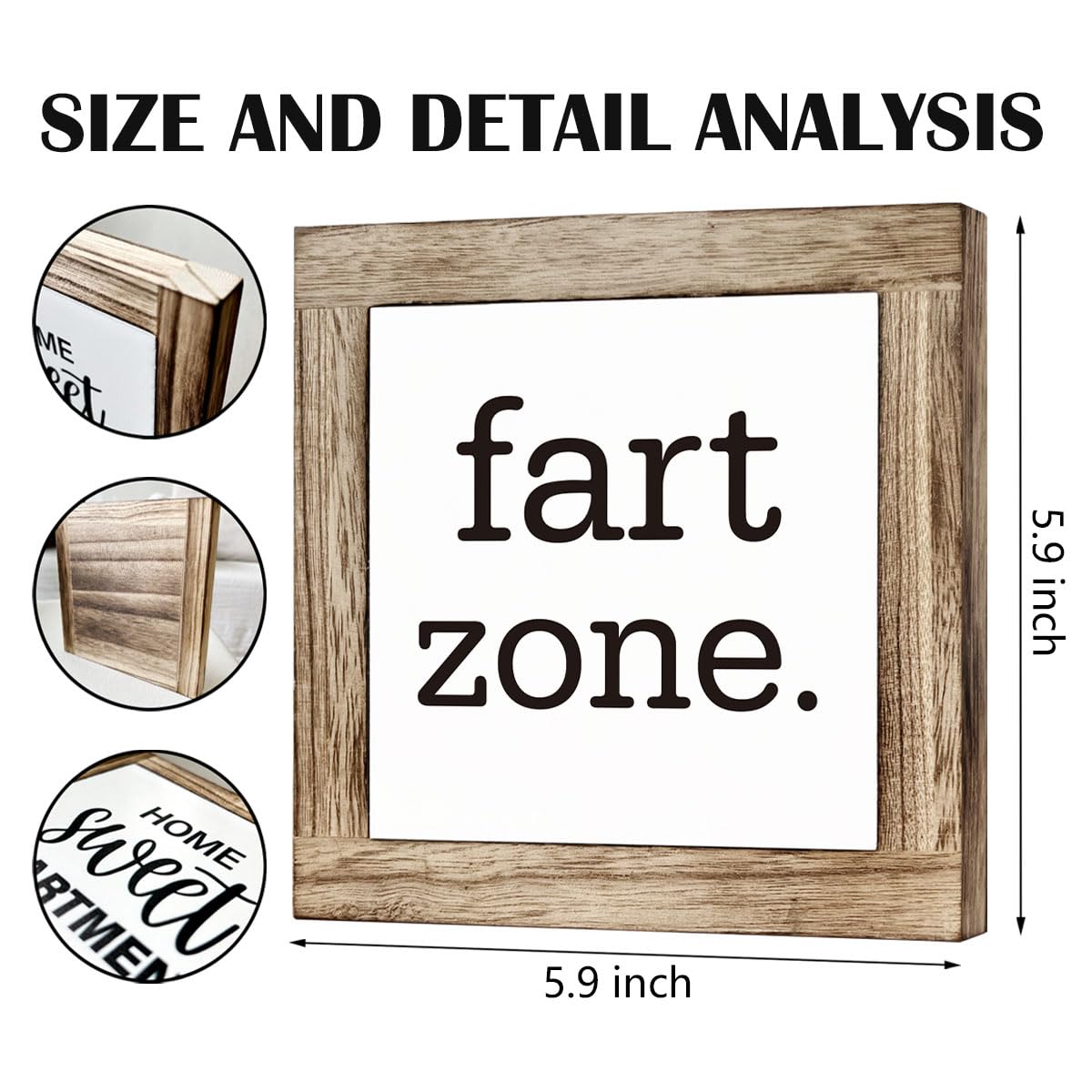 Bathroom Decor, Funny Bathroom Decor, Flush the Toilet This is Not Show and Tell, Wooden Box Signs for Home Decor, Bathroom Decor Tabletop, Kids Bathroom Rules Sign Decor, Bathroom Box Sign B6-71 BST202
