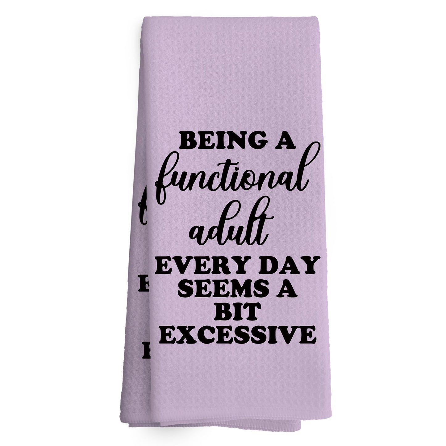 Funny Kitchen Towels Dish Towel Dishcloth 16x24 Inches, Funny Dish Towels with Sayings Towel Decorative Absorbent Hand Tea Towels for Kitchen Bathroom Decor, Humorous Gifts for Women Men BST326L