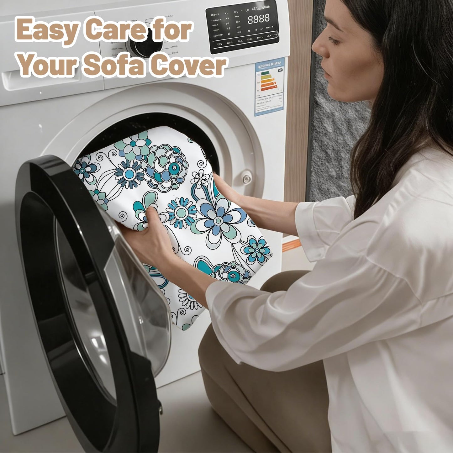 Stretch Couch Cushion Covers for Individual Sofa Seat Cushion,Washable Slipcover for Chair Loveseat Sofa,Furniture Protector Cushion Sofa Cover(Backrest or Seat) BST326H