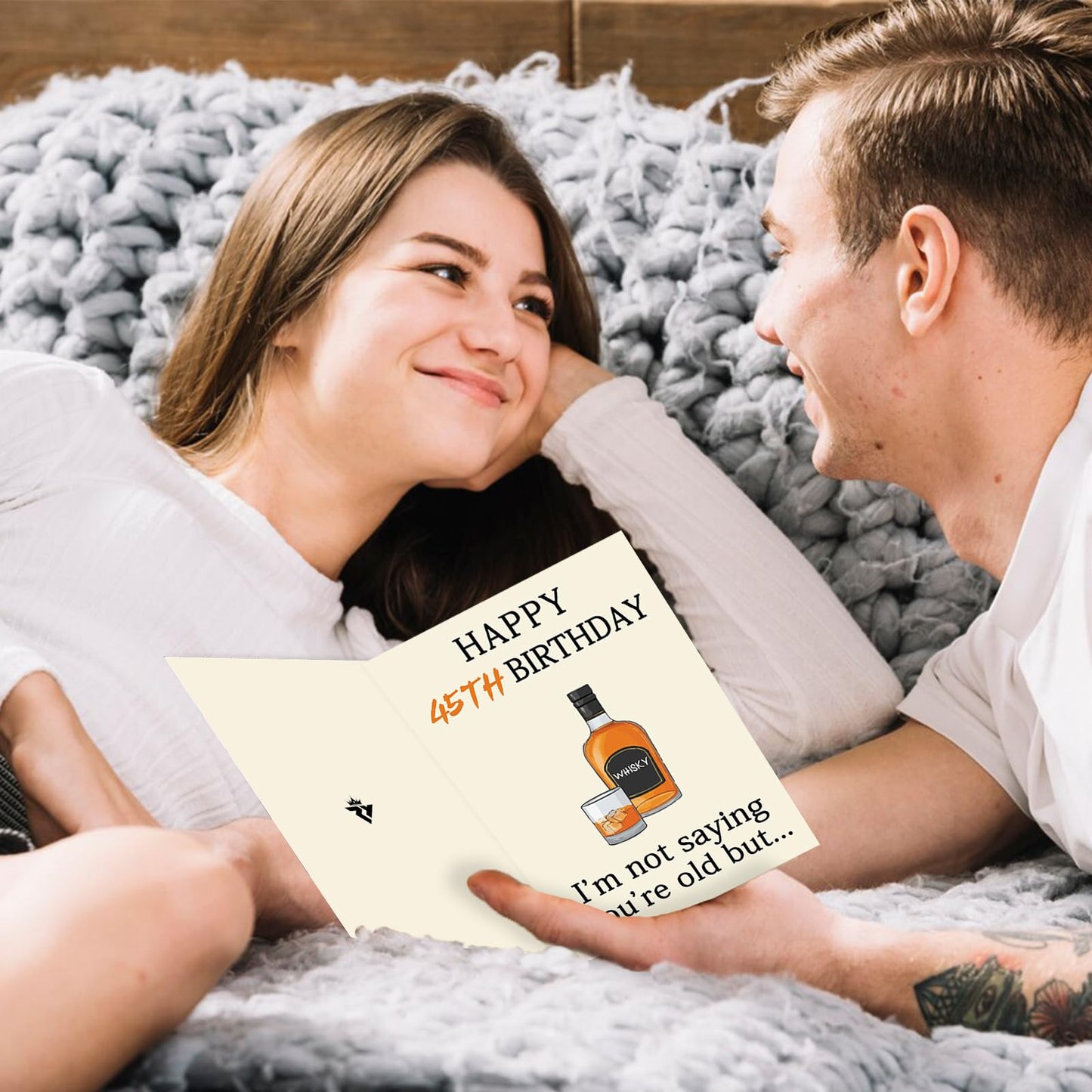Funny 41st Birthday Card, Best 41st Birthday Gifts Women Men, Unique 41st Birthday Decorations for Him Her, Happy 41 Year Old Bday Card Gifts for Husband Wife WN420