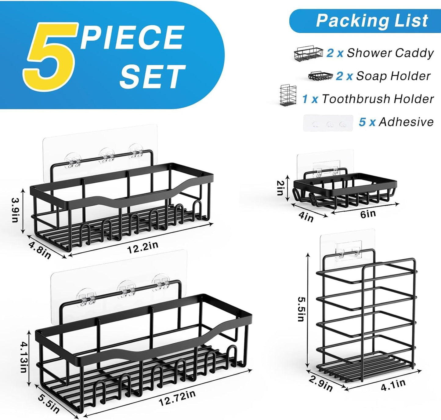 Adhesive Shower Caddy 98