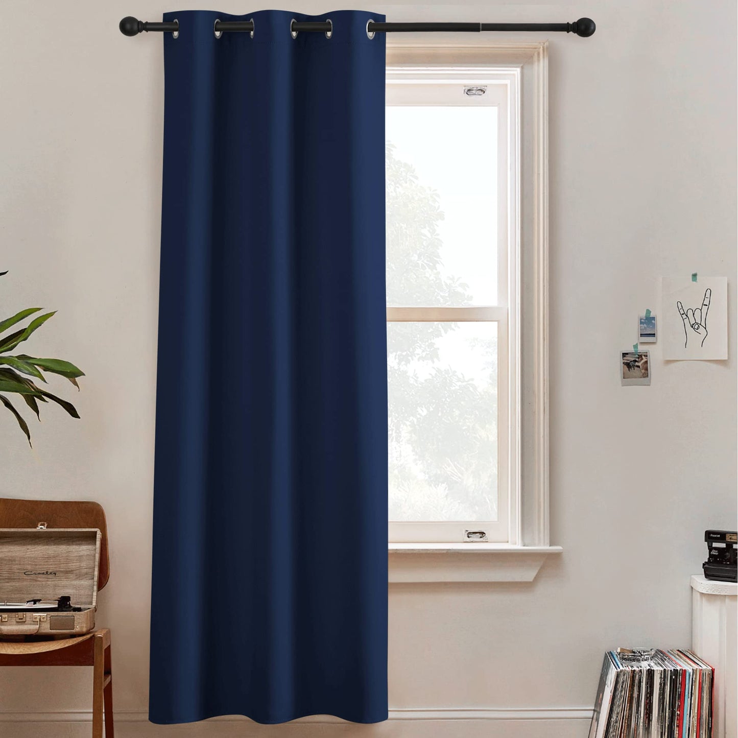 RYB HOME Room Divider Curtains Thermal Insulated Noise Reduce Privacy Window Curtains for Kids Bedroom Nursery Laundry Room Partitions, Wide 150 inches x Long 96 inches, Teal, 1 Panel BST220