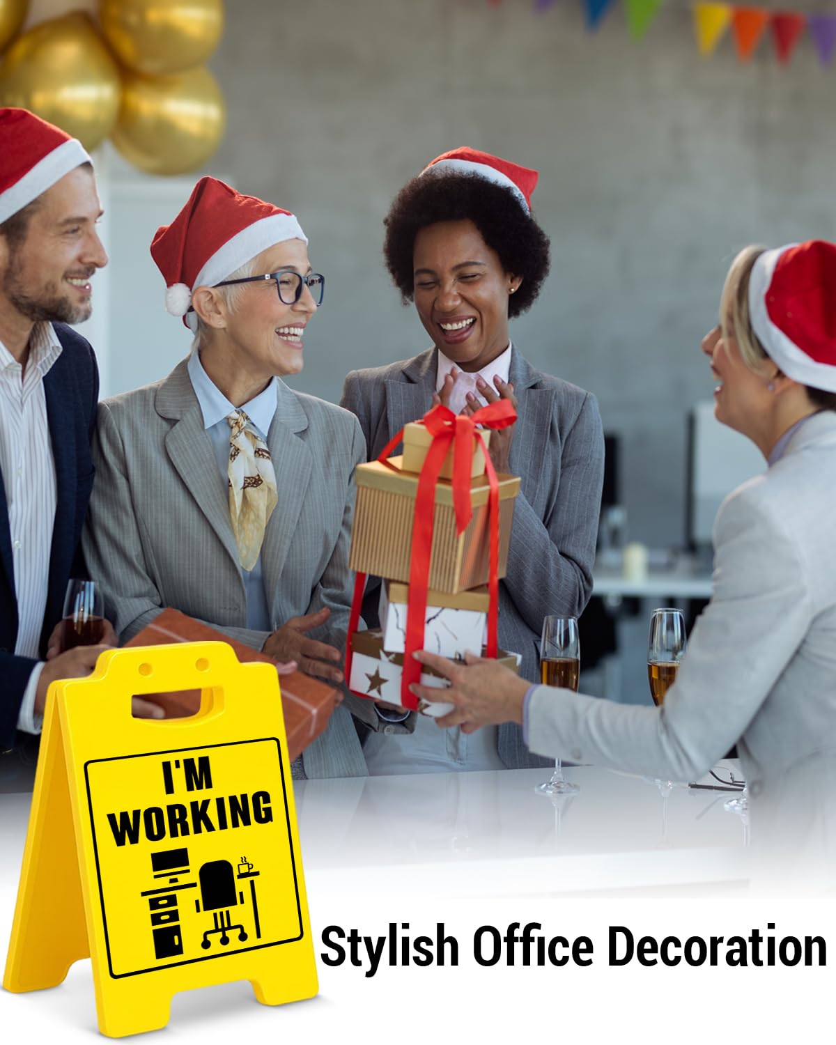 Funny Team Office Desk Decorative Sign If You See Me Talking to Myself We're Having a Team Meeting Desk Sign for Office Cubicle Decor BST202