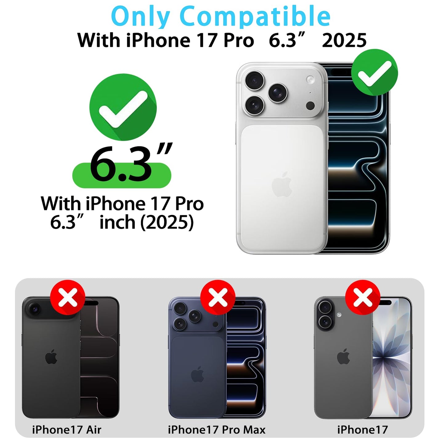 Skyseaco Compatible with iPhone 15 Case Cute Polka Dot Phone Case Soft Slim TPU Shockproof Phone Cover Full Camera Protection for Women Girls - Black WN420