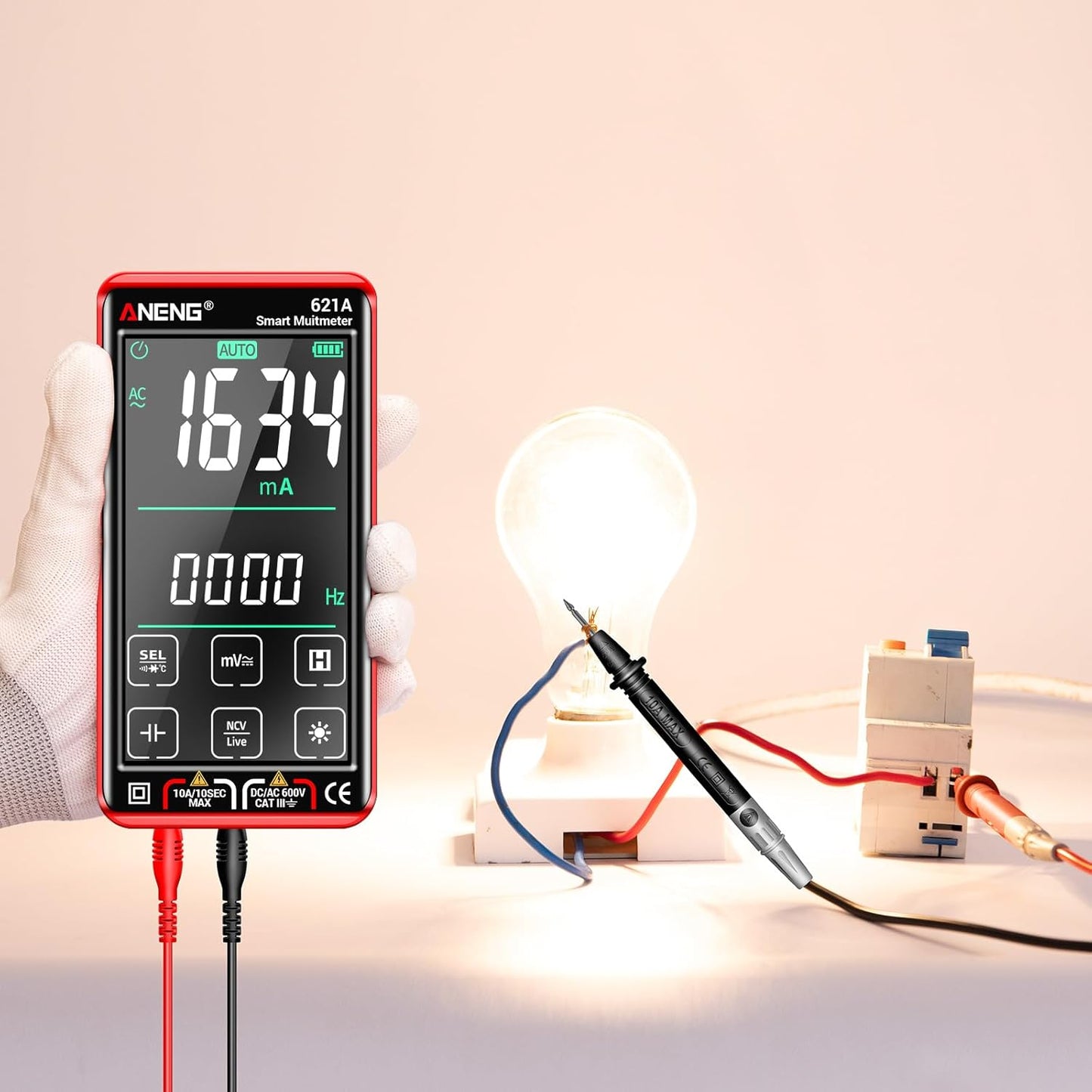 ANENG Digital Multimeter Tester Smart Touch TRMS 88