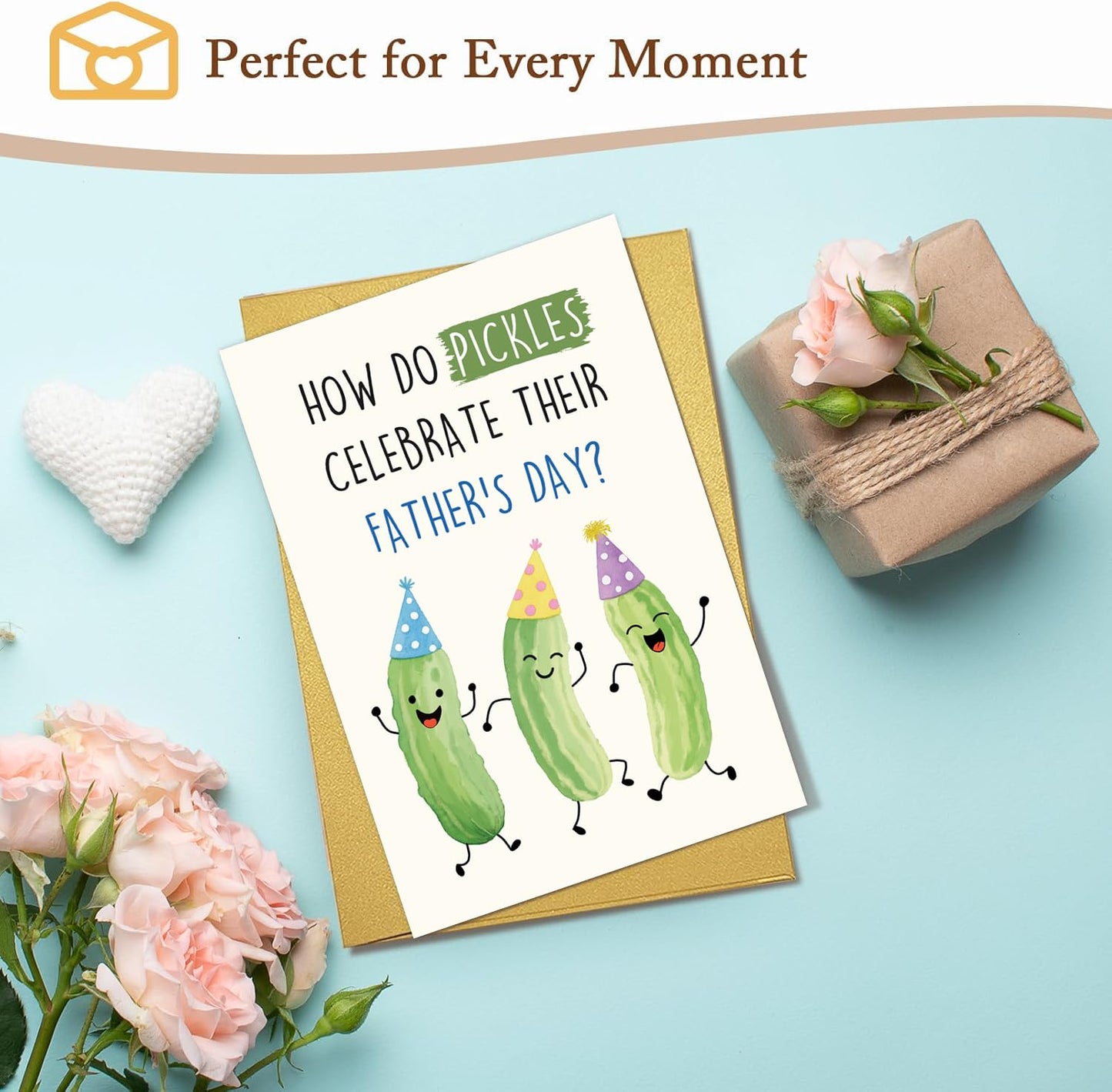 Funny Fathers Day Card for Dad Daddy Bonus Dad, Cute Cards for Fathers Day, Father's Day Cards from Son Daughter, Father's Day Cards Gift For Men Him BST202