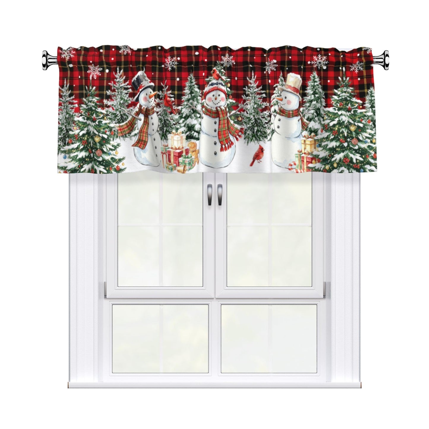Easter Valances for Windows - Pink Spring Cafe Curtains Floral Bunny Short Curtains for Living Room Bathroom Bedroom Basement BST202